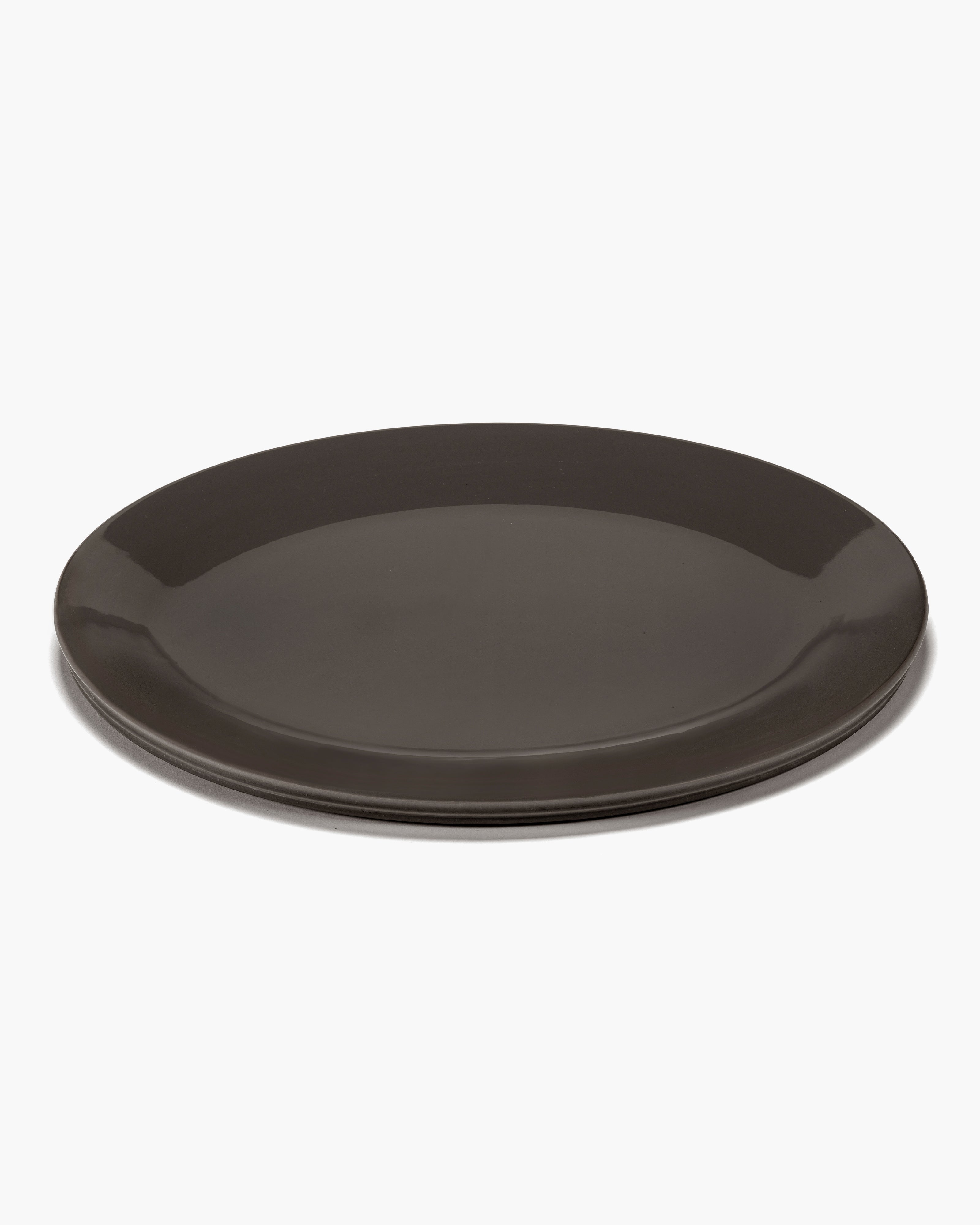 Serax Dune servírovací mísa oválná L hnědá porcelán
