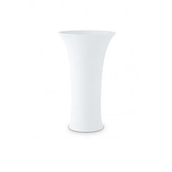 Augarten váza trubka 24 cm bílá porcelánová