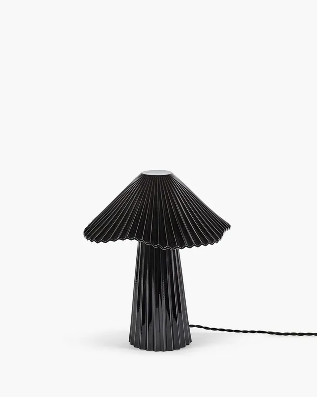 Serax Uala S stolní lampa porcelánová černobílá