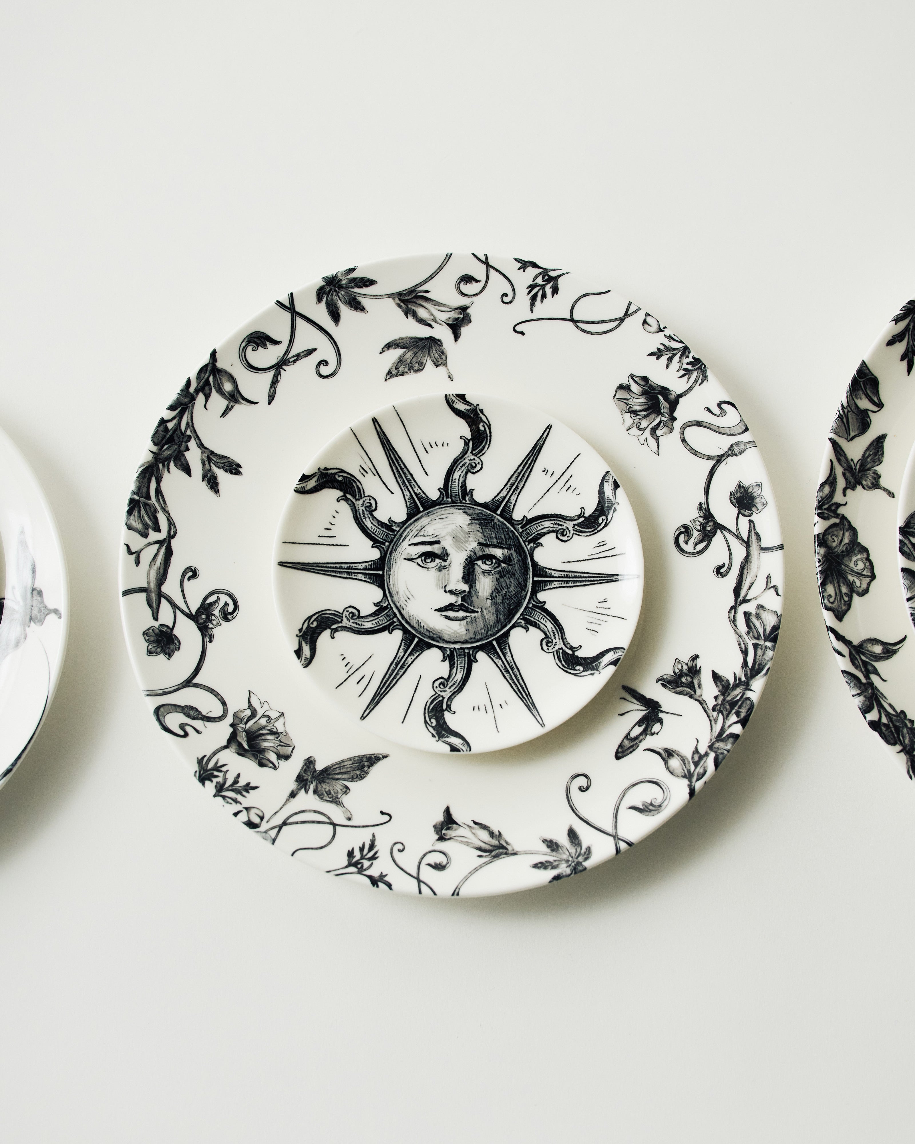 Serax Unity Sun talíř na chléb bílý porcelán