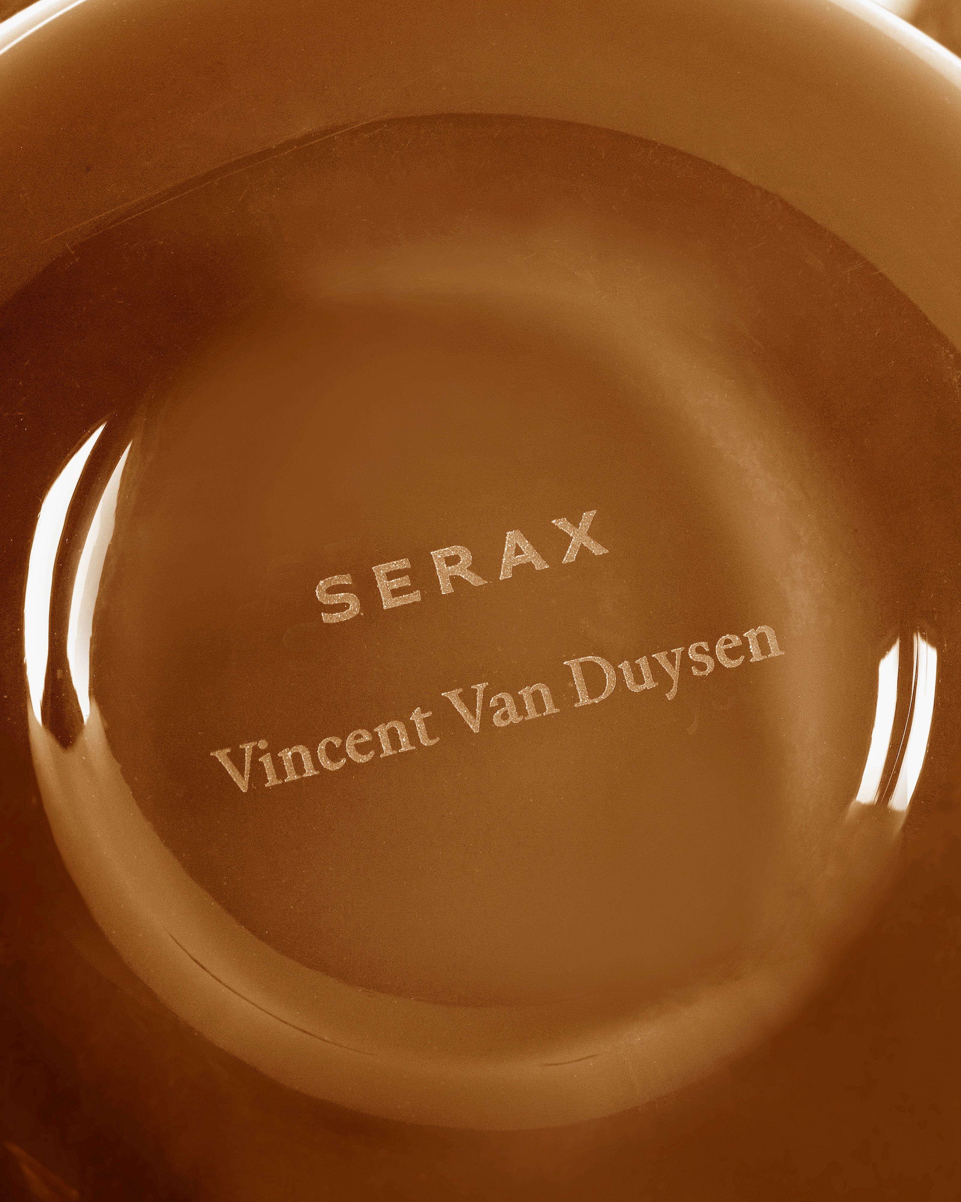 Serax Tanger vonná svíčka L skleněná jantarová