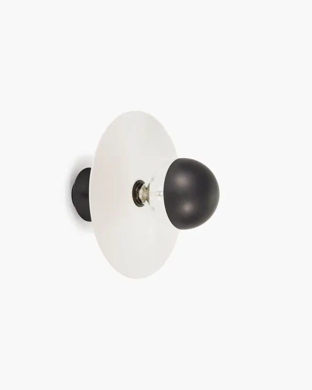 Serax Eclipse 2 nástěnná lampa černobílá porcelán