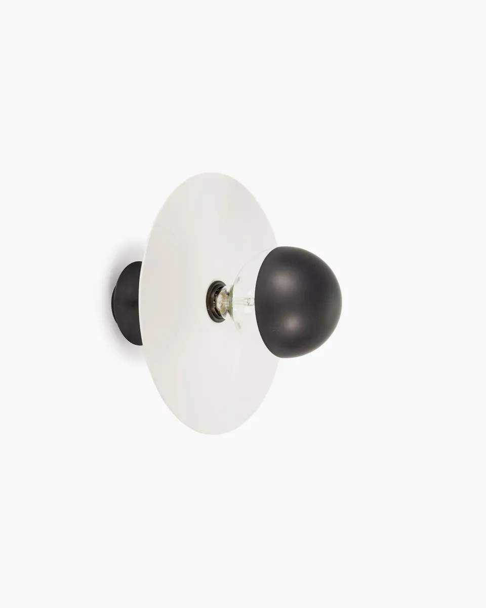 Serax Eclipse 2 nástěnná lampa černobílá porcelán
