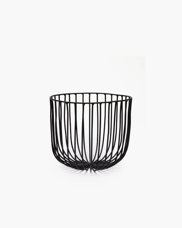 Serax Catu Iron Basket M kovový košík černý