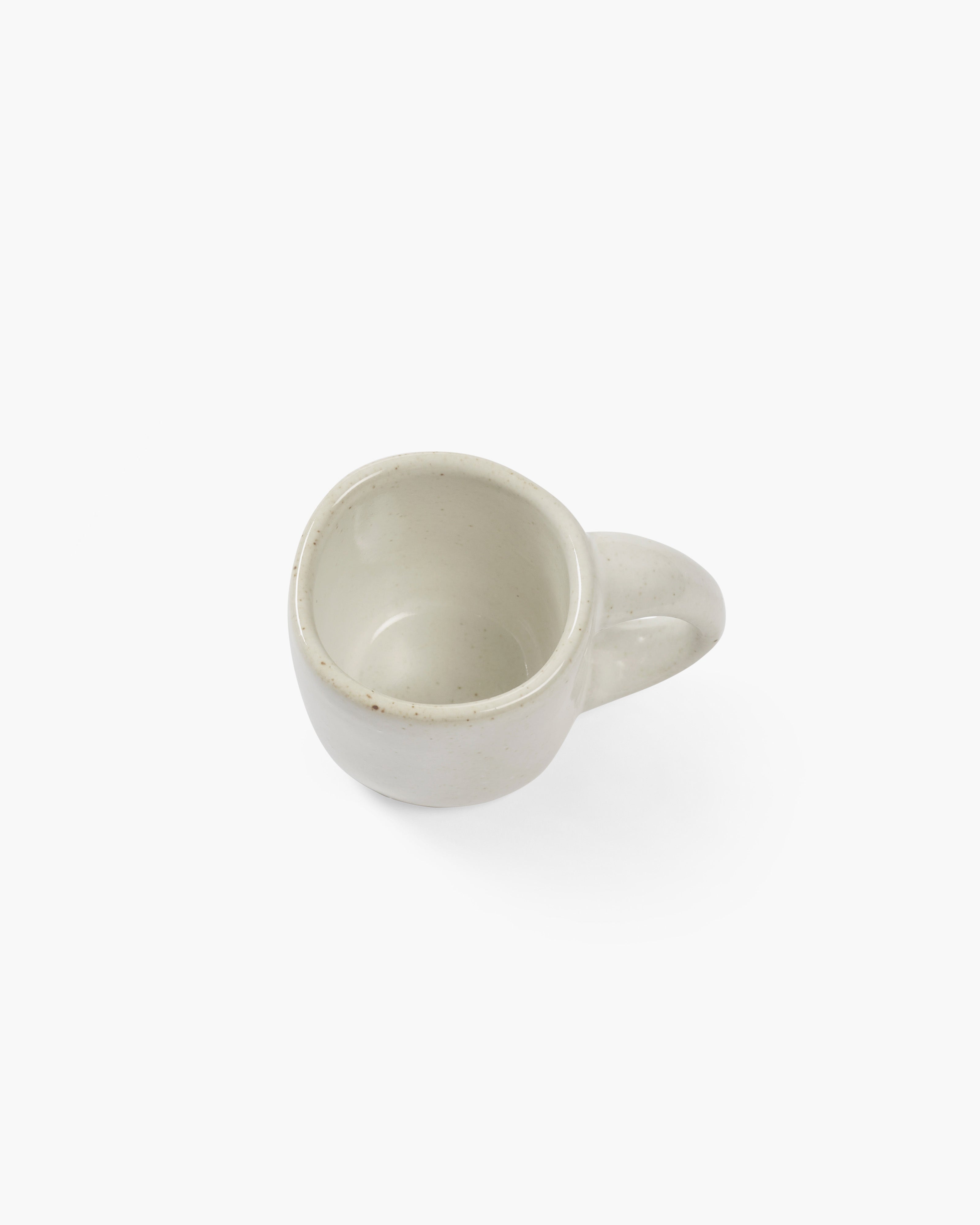 Serax Out of Lines espresso šálek off-white kamenina