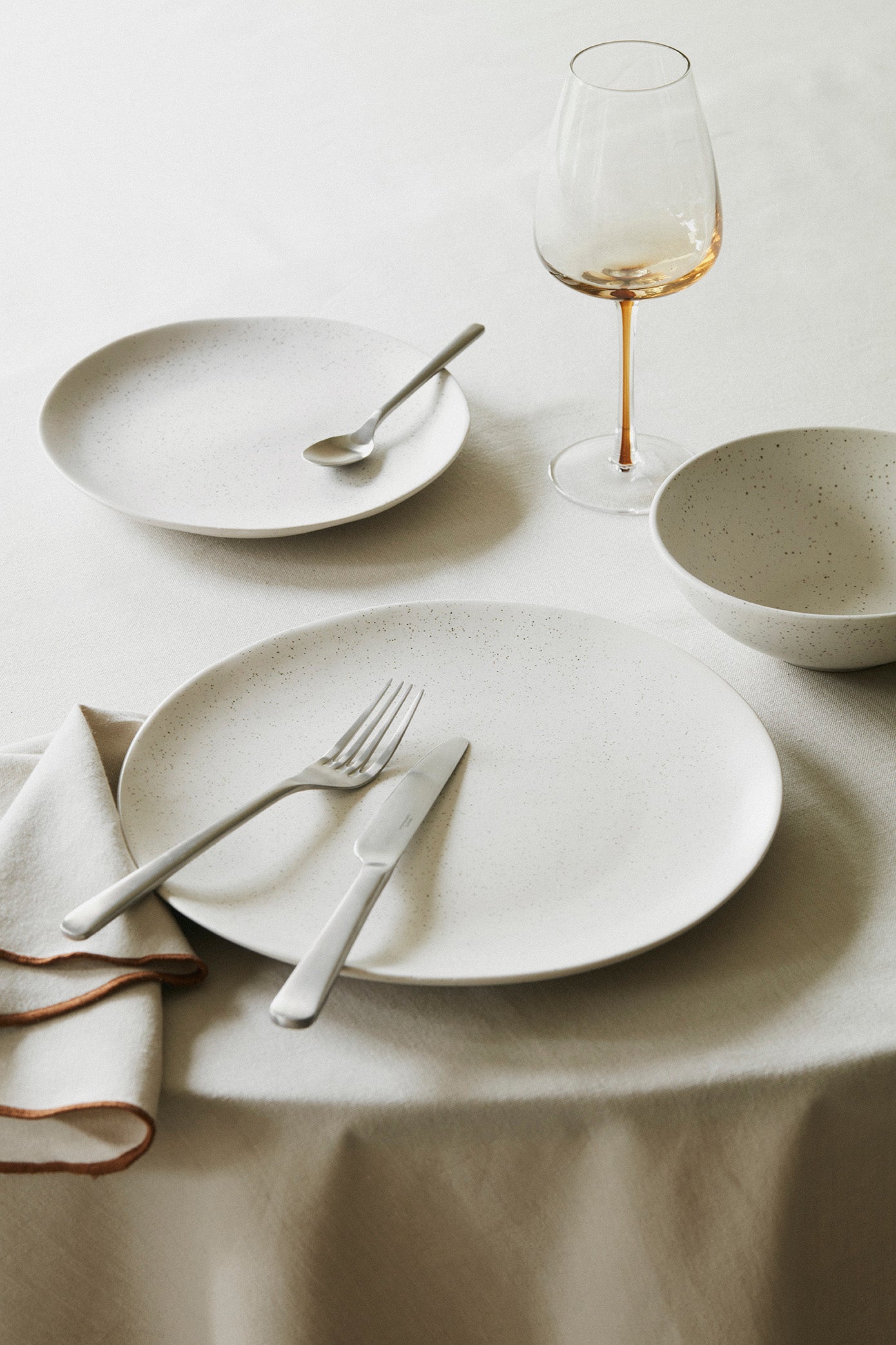 Broste Copenhagen Nordic Vanilla jídelní sada pro 2 kameninová