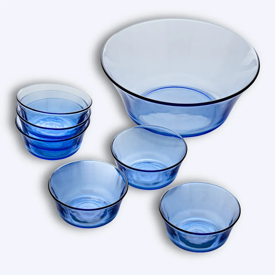 Duralex Lys sada mís 2,2 l + 6x 25 cl marine