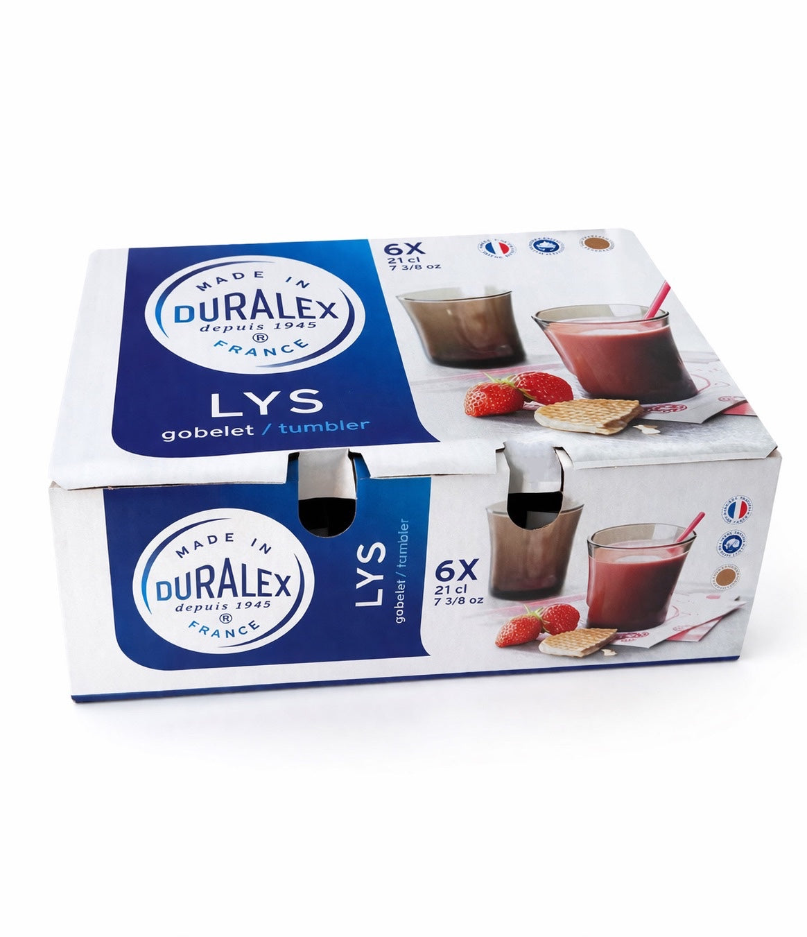 Duralex Lys sklenice 21 cl sépiová 6 ks tvrzená