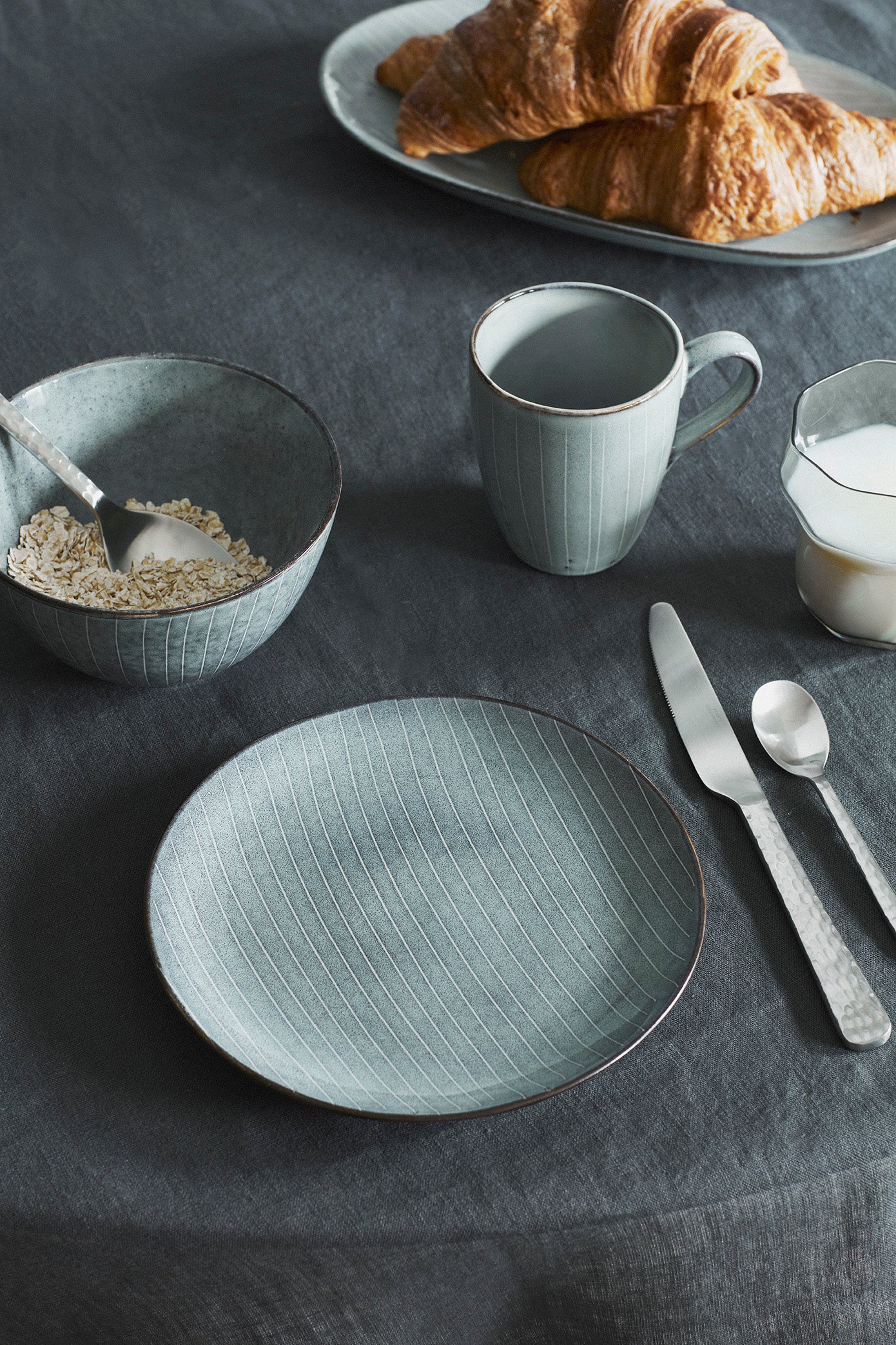Broste Copenhagen Nordic Sea snidaniovy set pro 2 kamenina