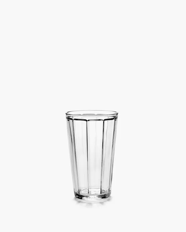 Serax Surface XL longdrink sklenice čirá hranatá