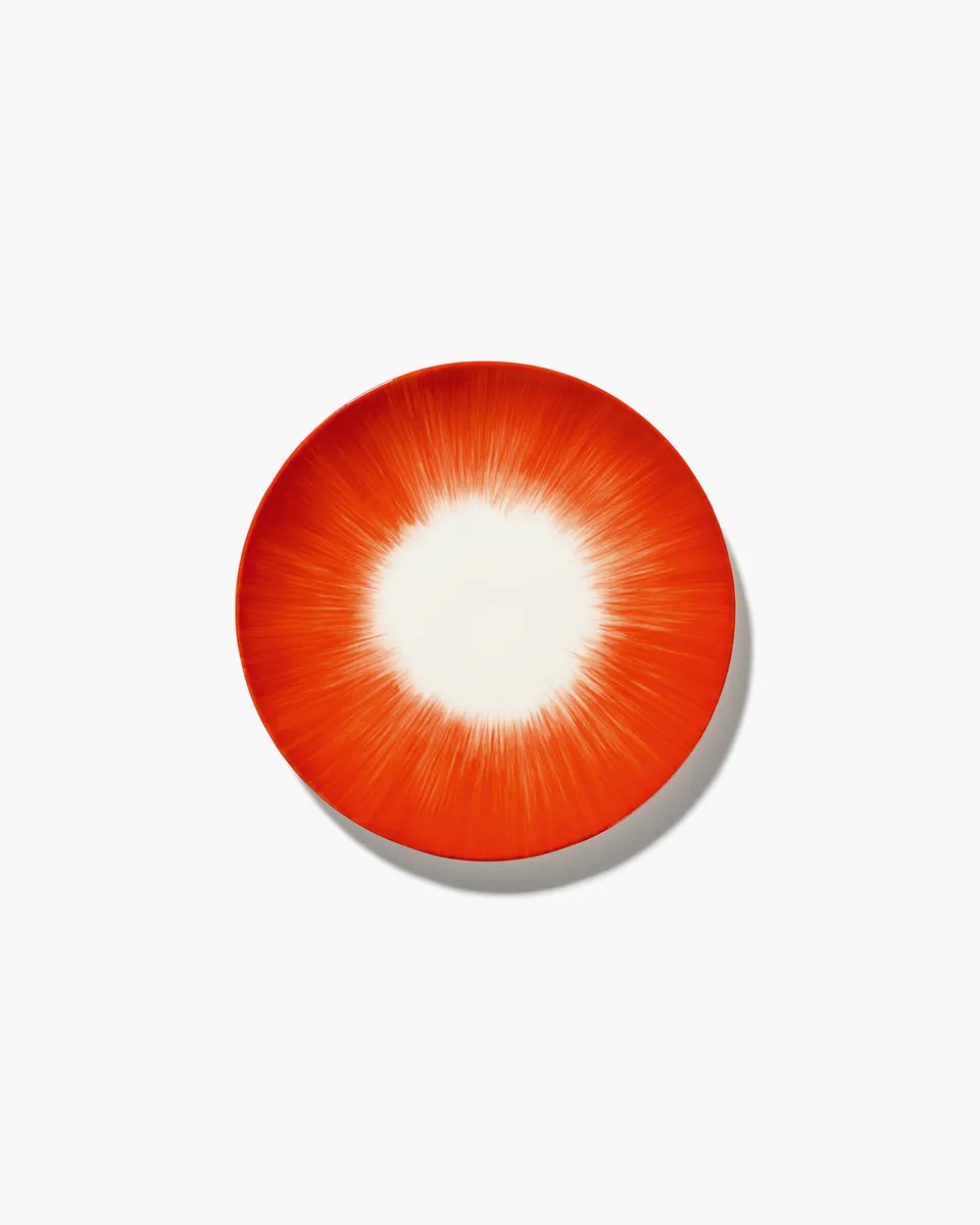 Serax Dé snídaňový talířek bílo-červený porcelán 5