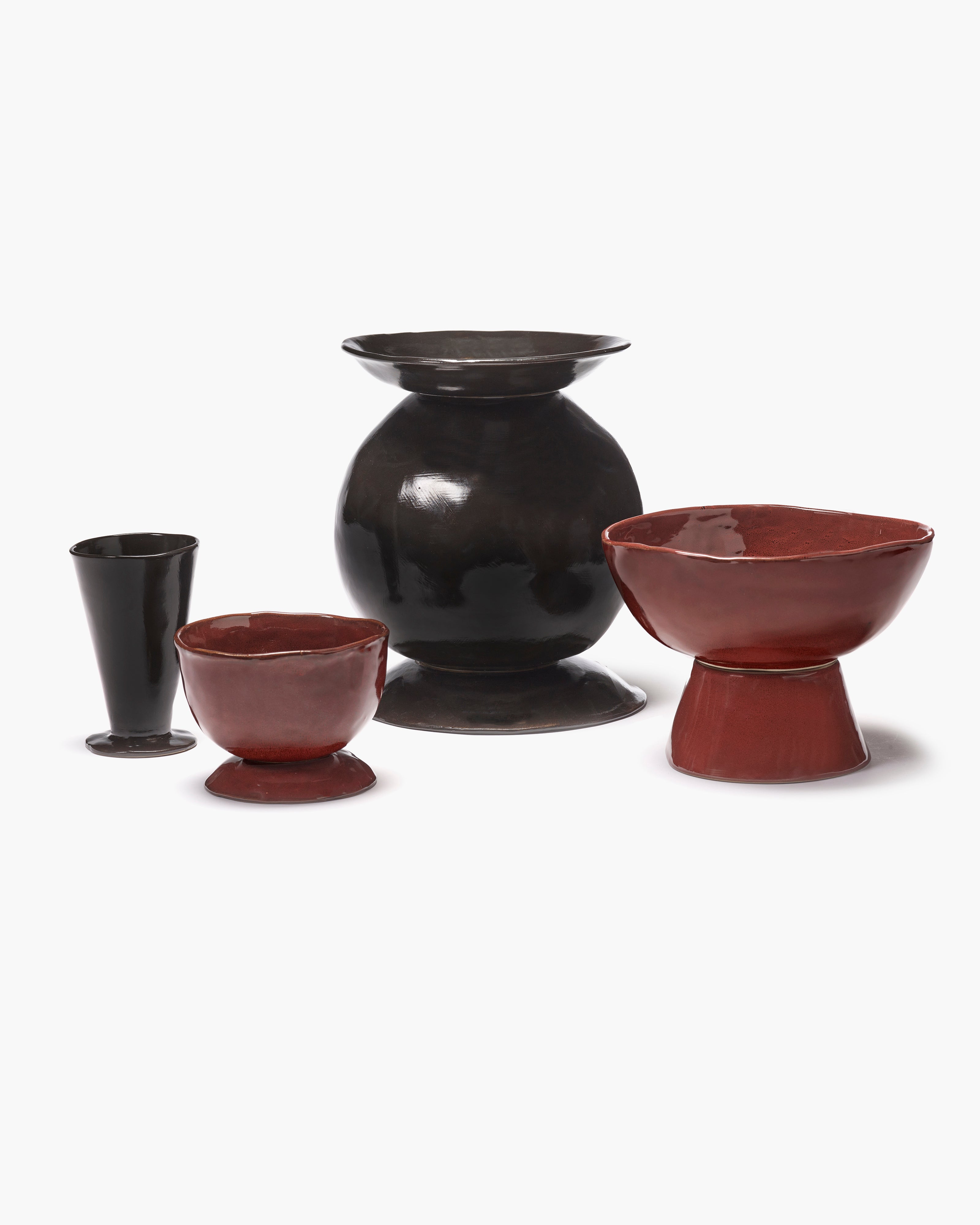 Serax La Mère mísa na noze S venetian red červená