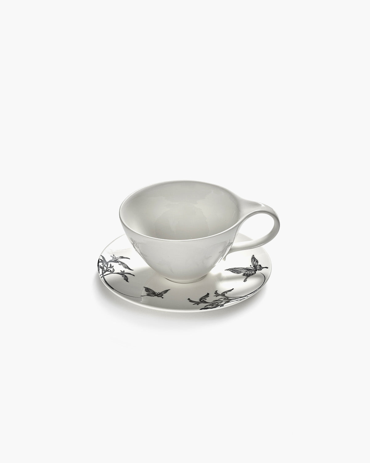 Serax Unity Butterfly podšálek k cappuccinu bílý