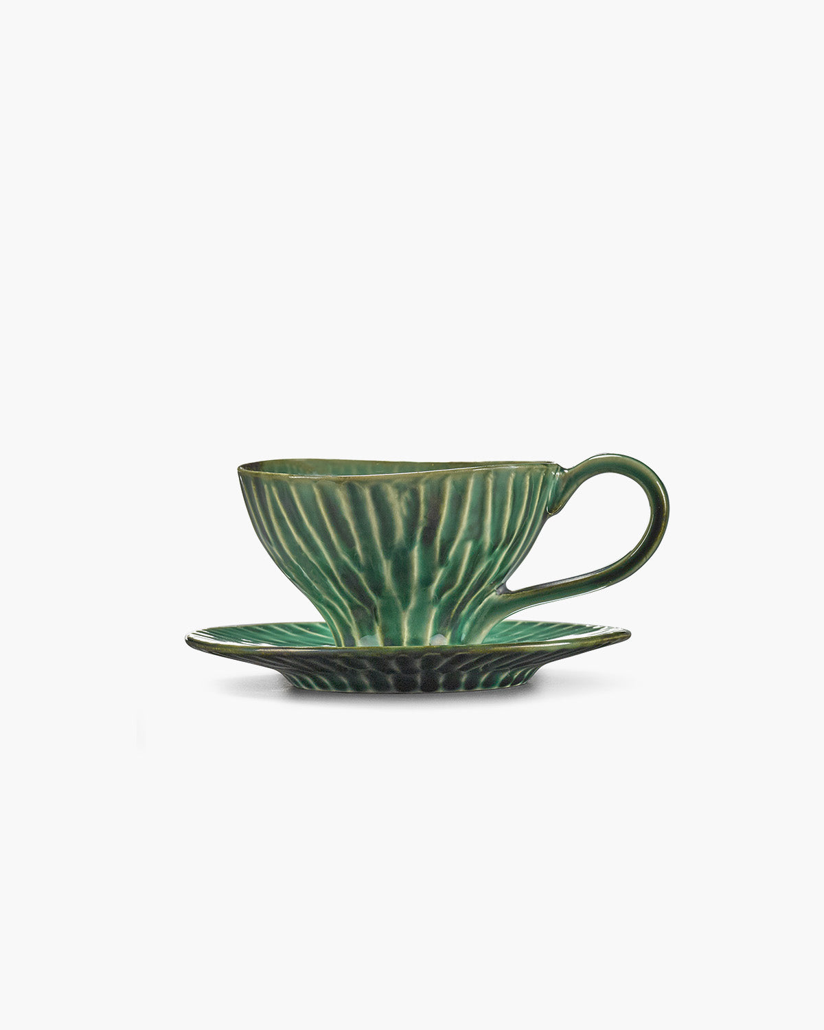 Serax Verde Lanza šálek na cappuccino zelený keramika