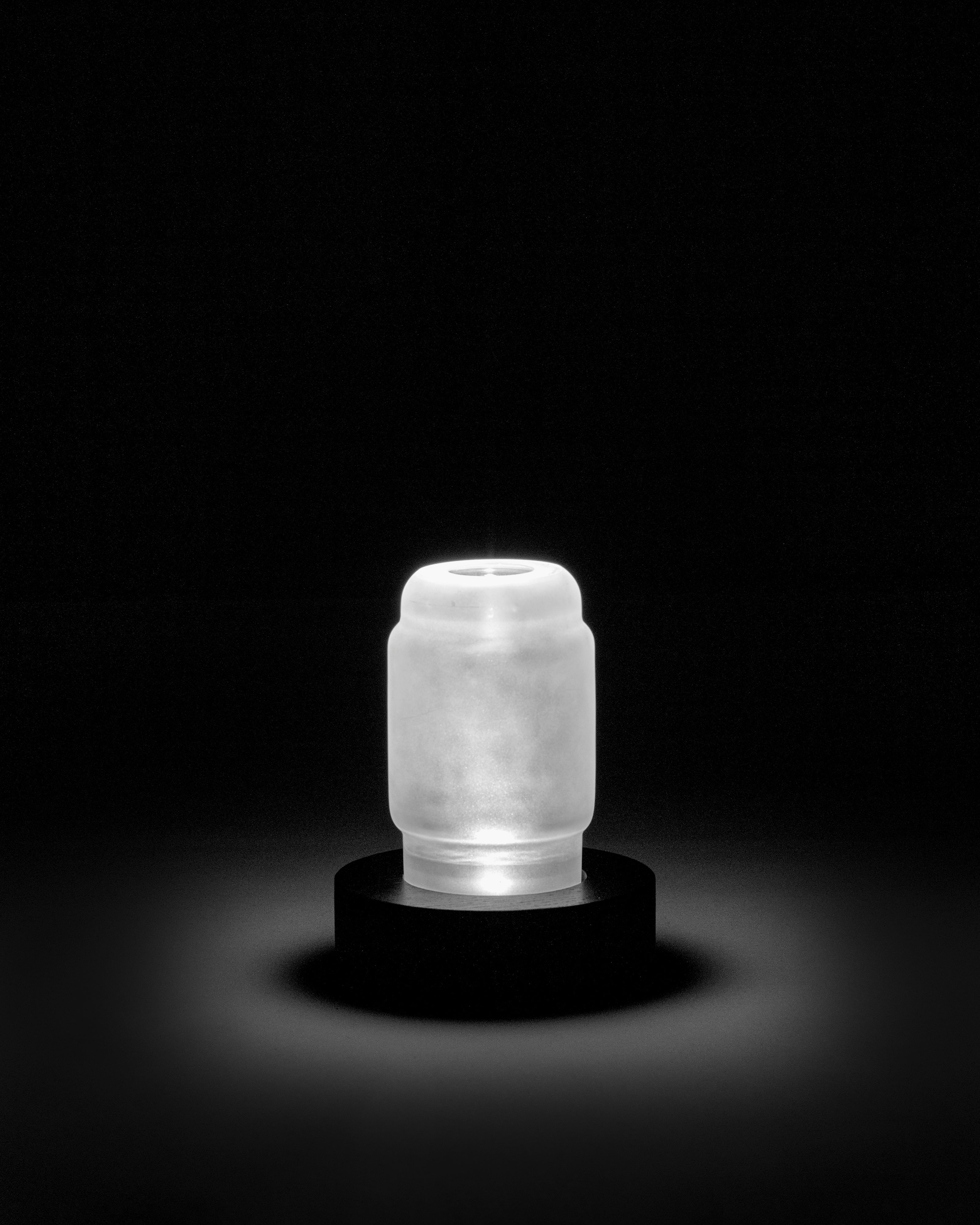 Serax Luce váza a stolní lampa transparentní hnědá