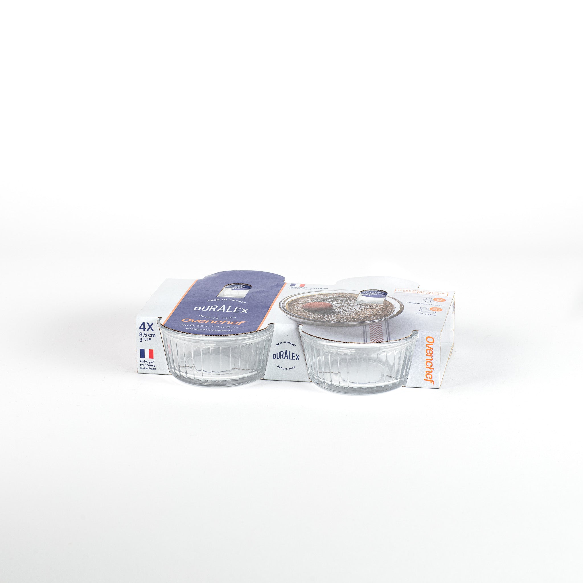 Duralex Ovenchef ramekin 13 cl čirý sada 4 ks do trouby