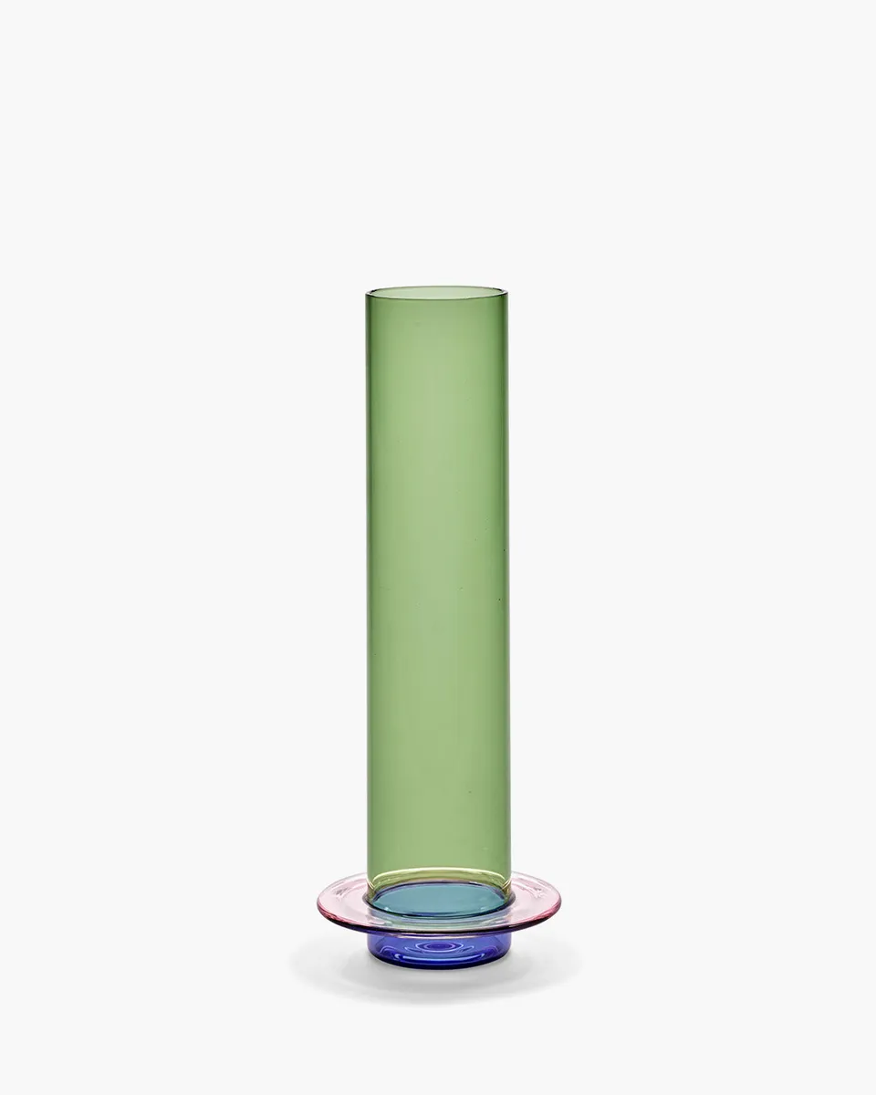Serax Glass Towers váza L skleněná mix
