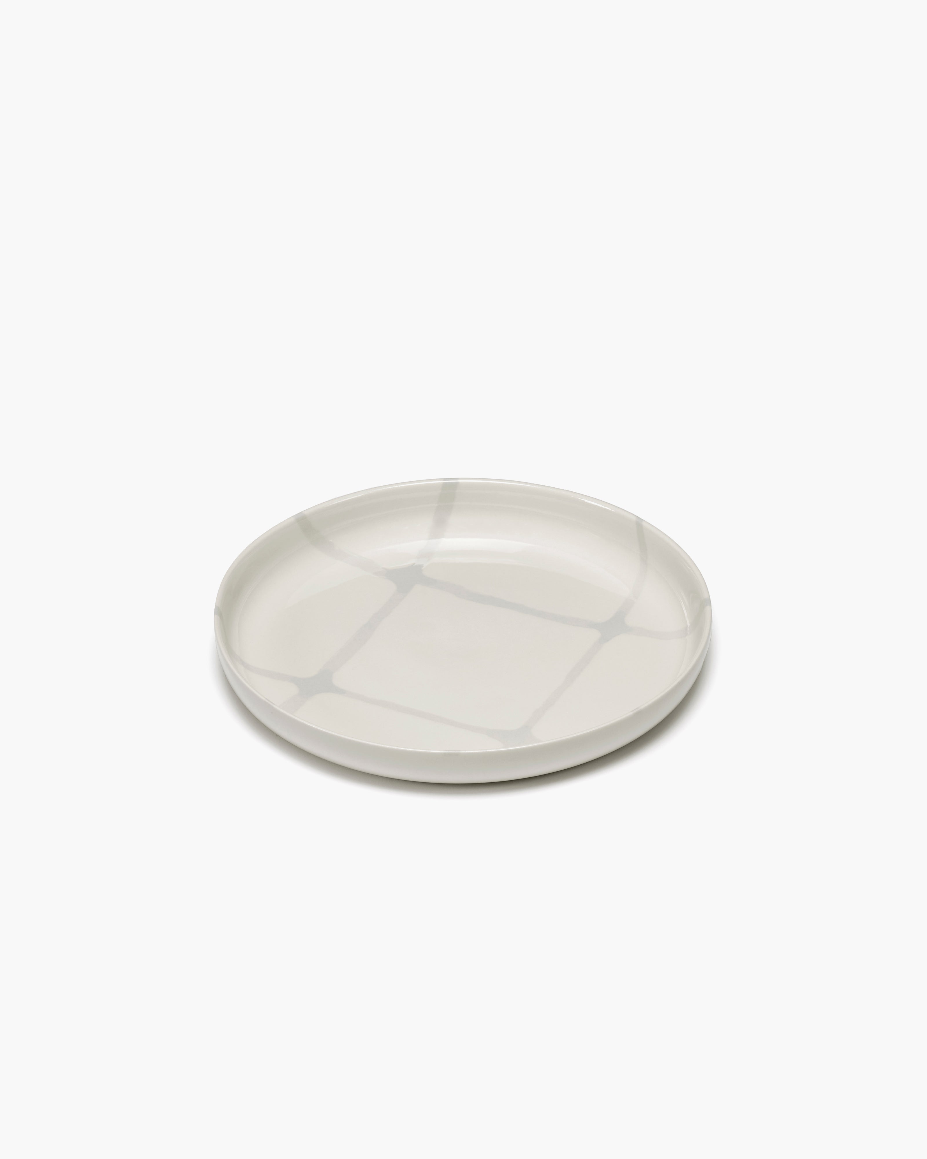 Serax Zuma Salt hluboký talíř M bílý porcelán
