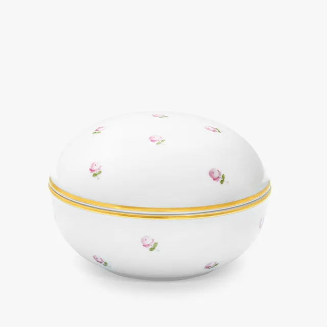 Augarten šperkovnice velká růžová porcelánová