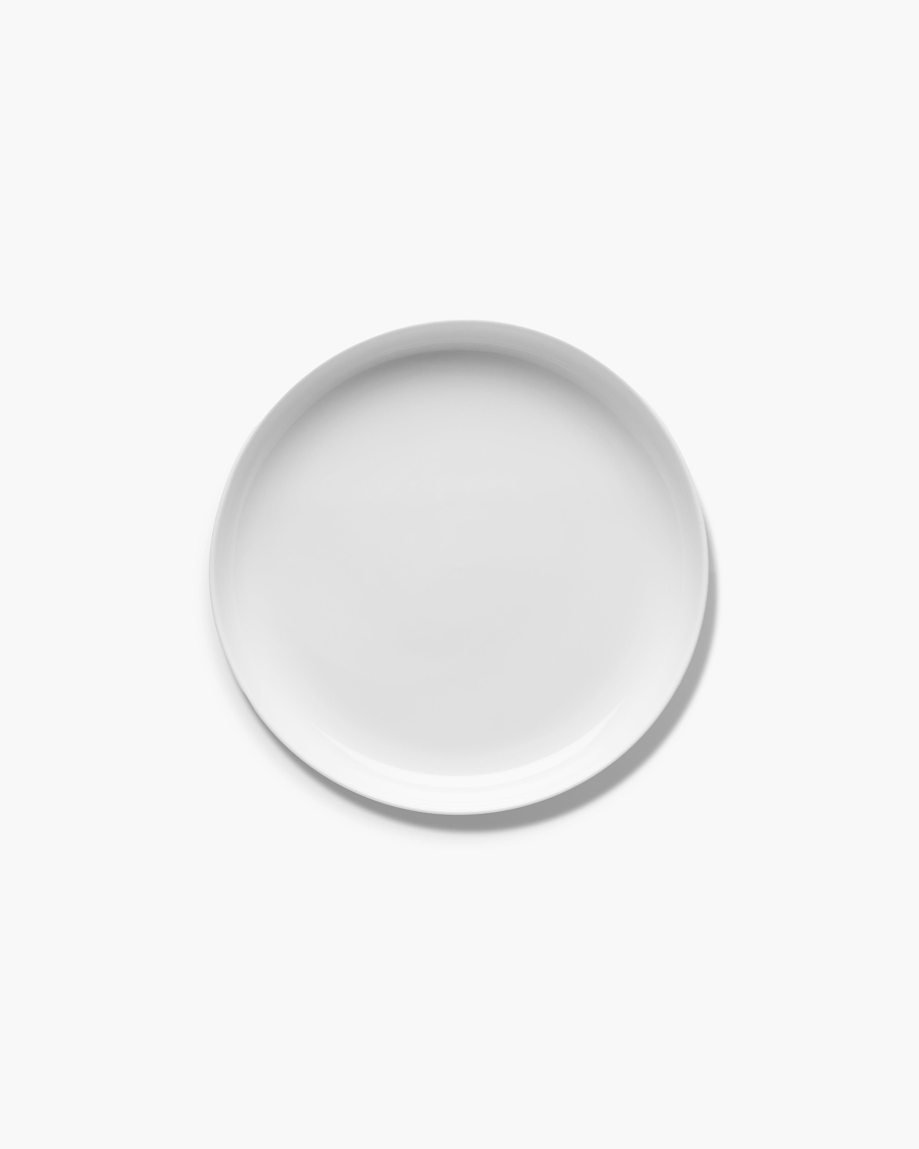 Serax Base porcelánový talíř vysoký bílý glazura