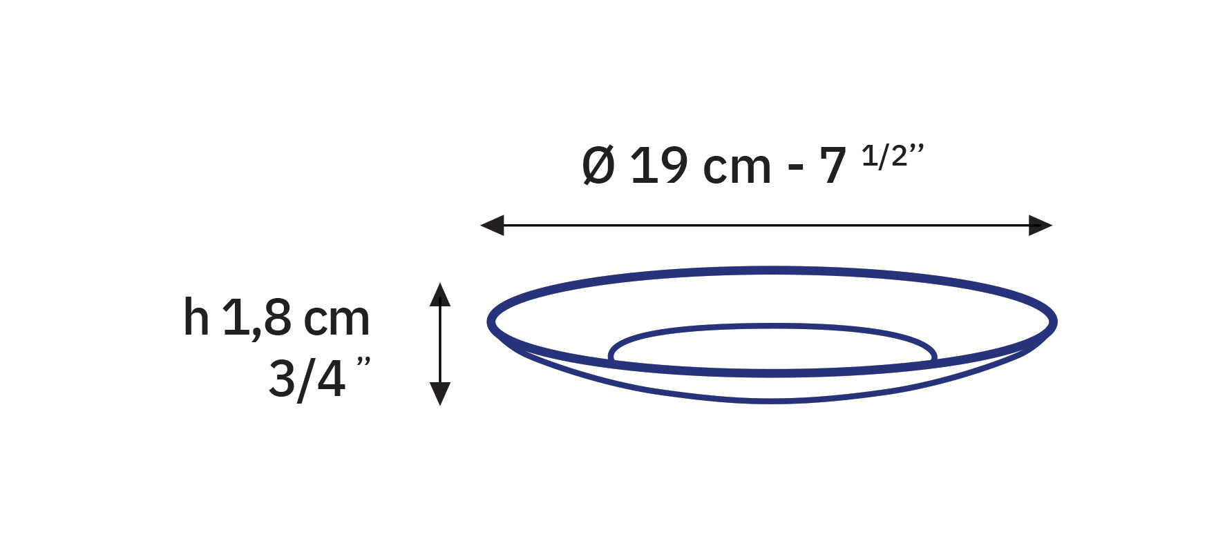 Duralex Lys talíř dezertní 19 cm zelený 6 ks sklo