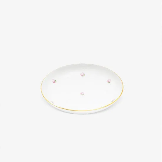 Augarten podtácek velký růžový porcelánový