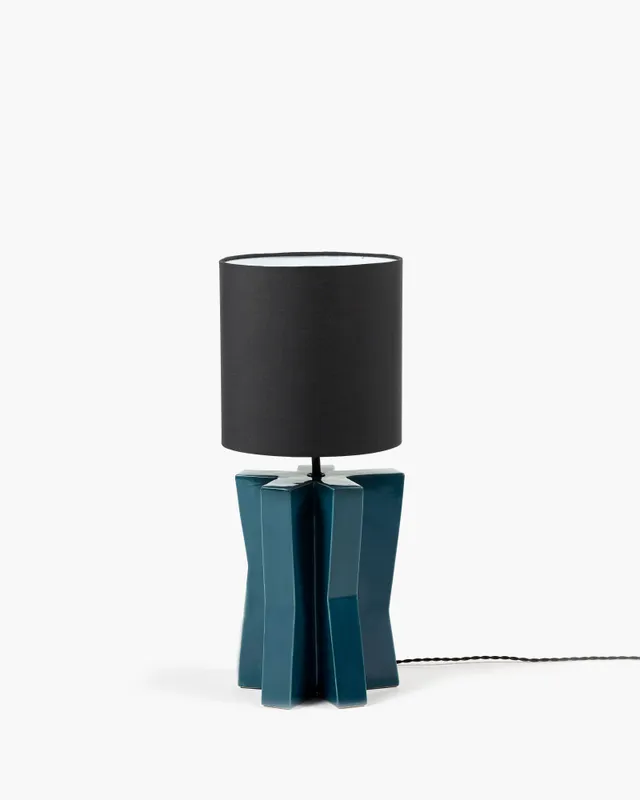 Serax Yucca °1 stolní lampa modro-černá keramická