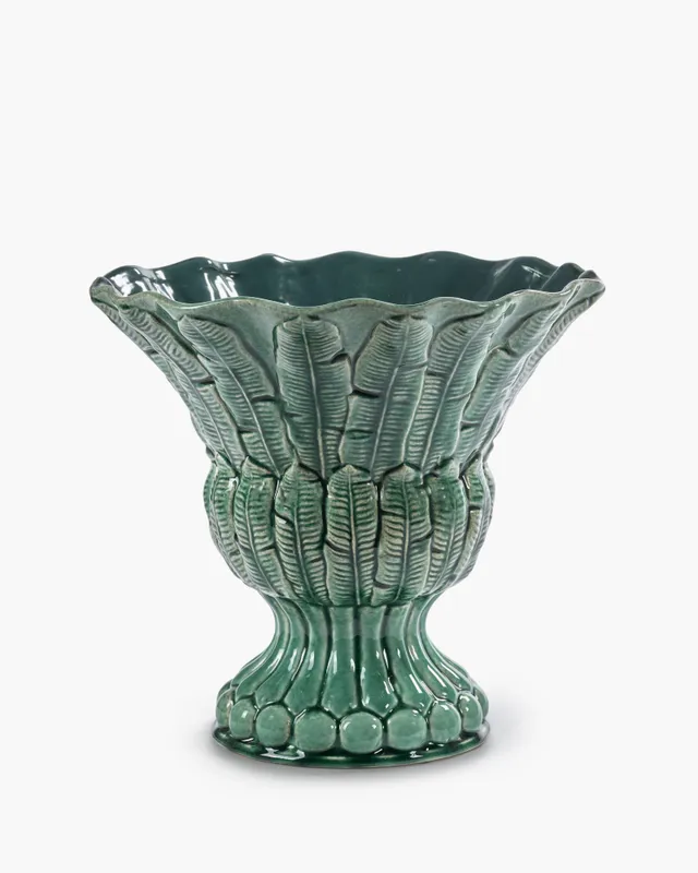 Serax Palm Vase 03 váza zelená keramika