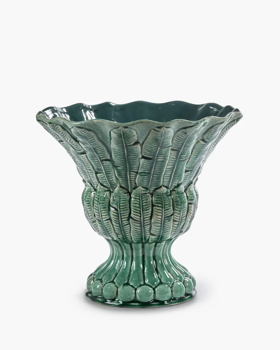 Serax Palm Vase 03 váza zelená keramika