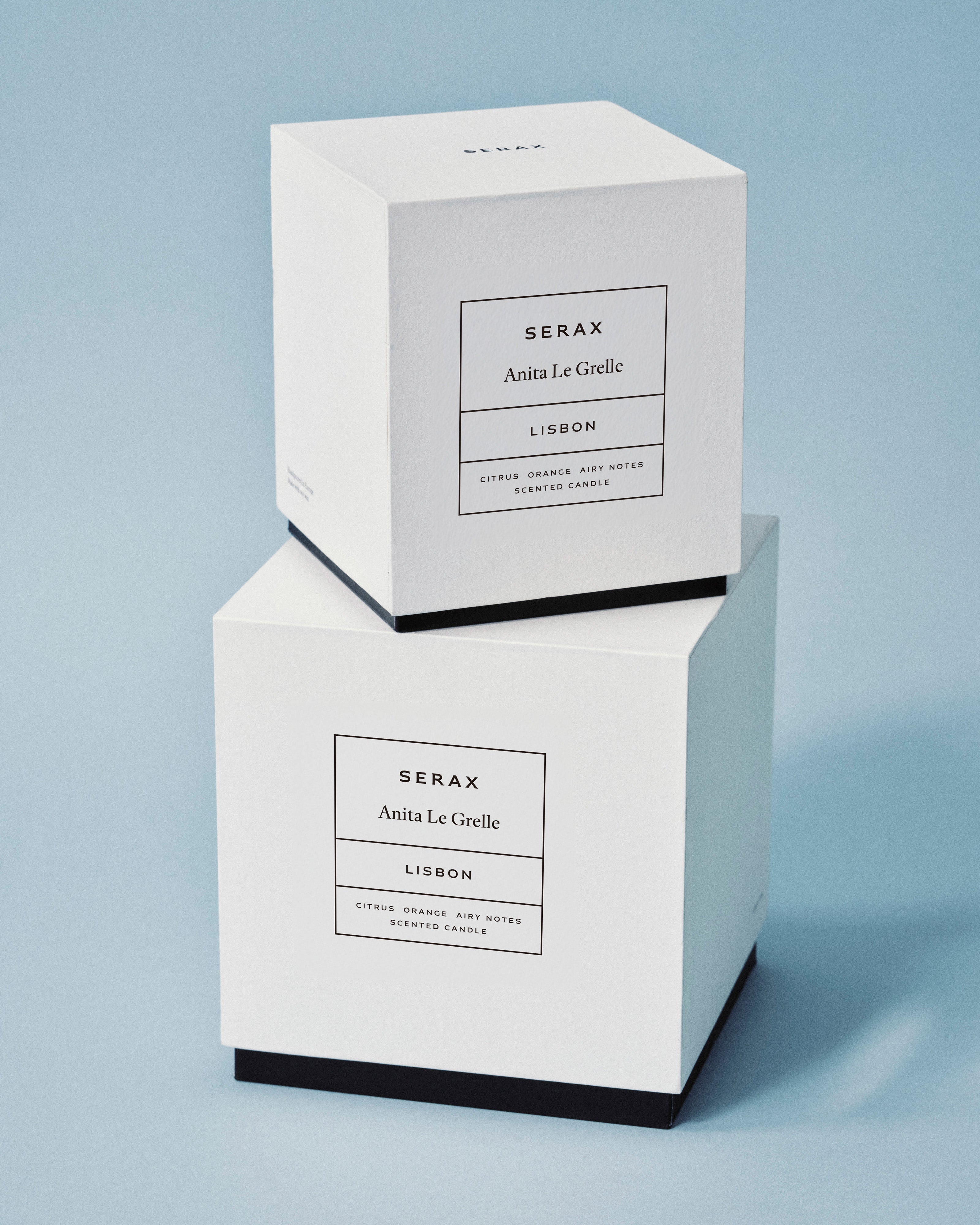 Serax Terres de Rêves Lisbon L vonná svíčka zelená citrus