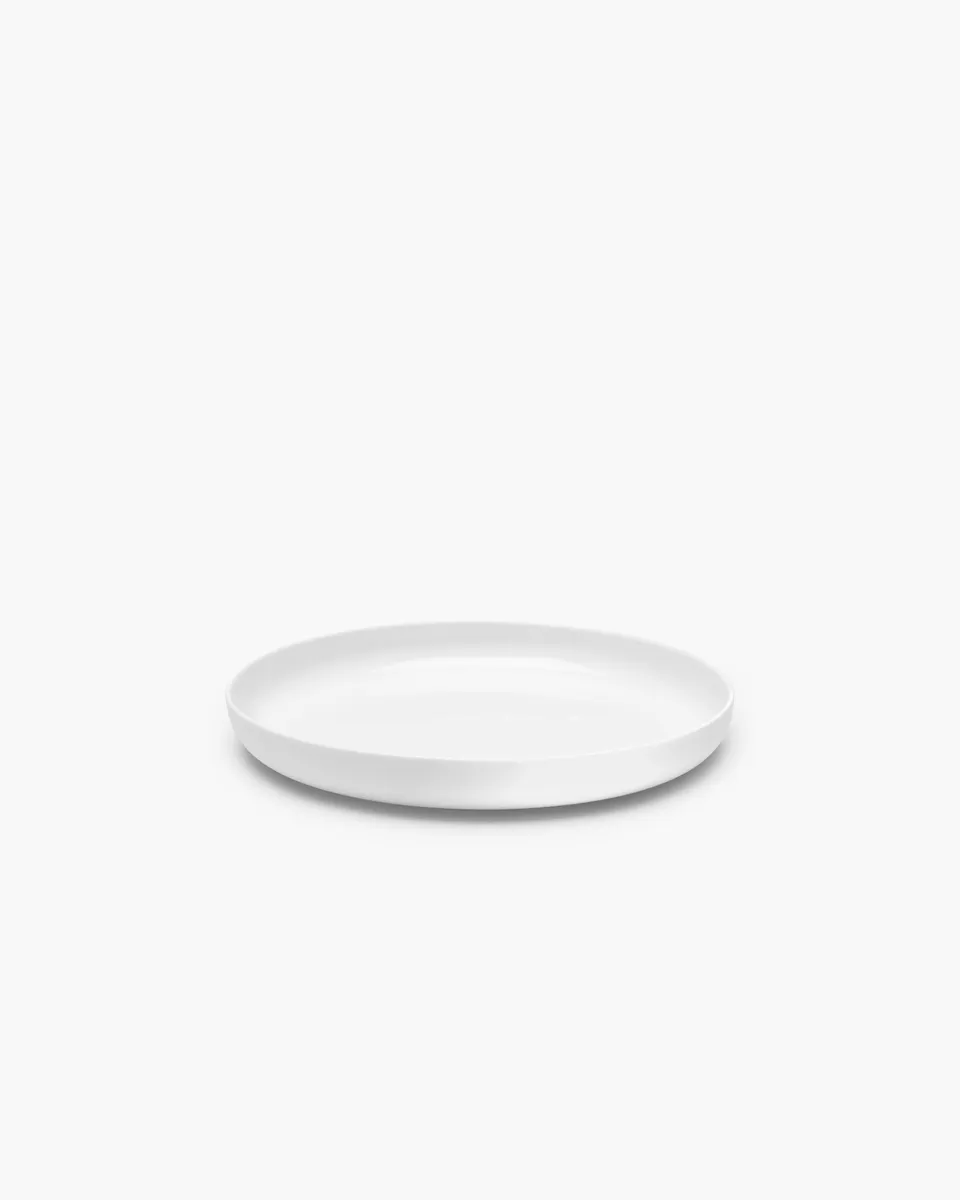 Serax Base porcelánový talíř vysoký bílý glazura