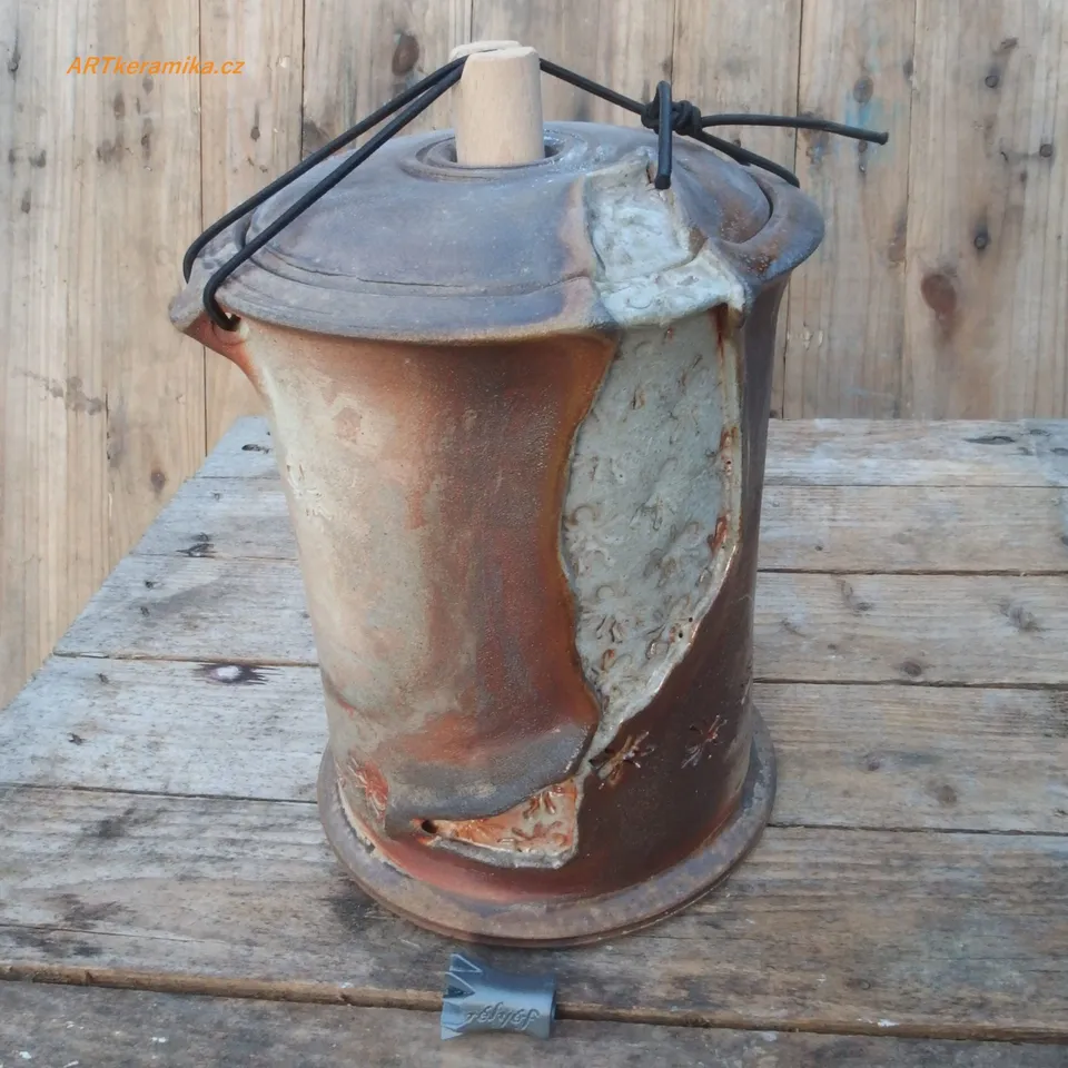 ARTkeramika Pickles s mravenci nádoba na kvašení