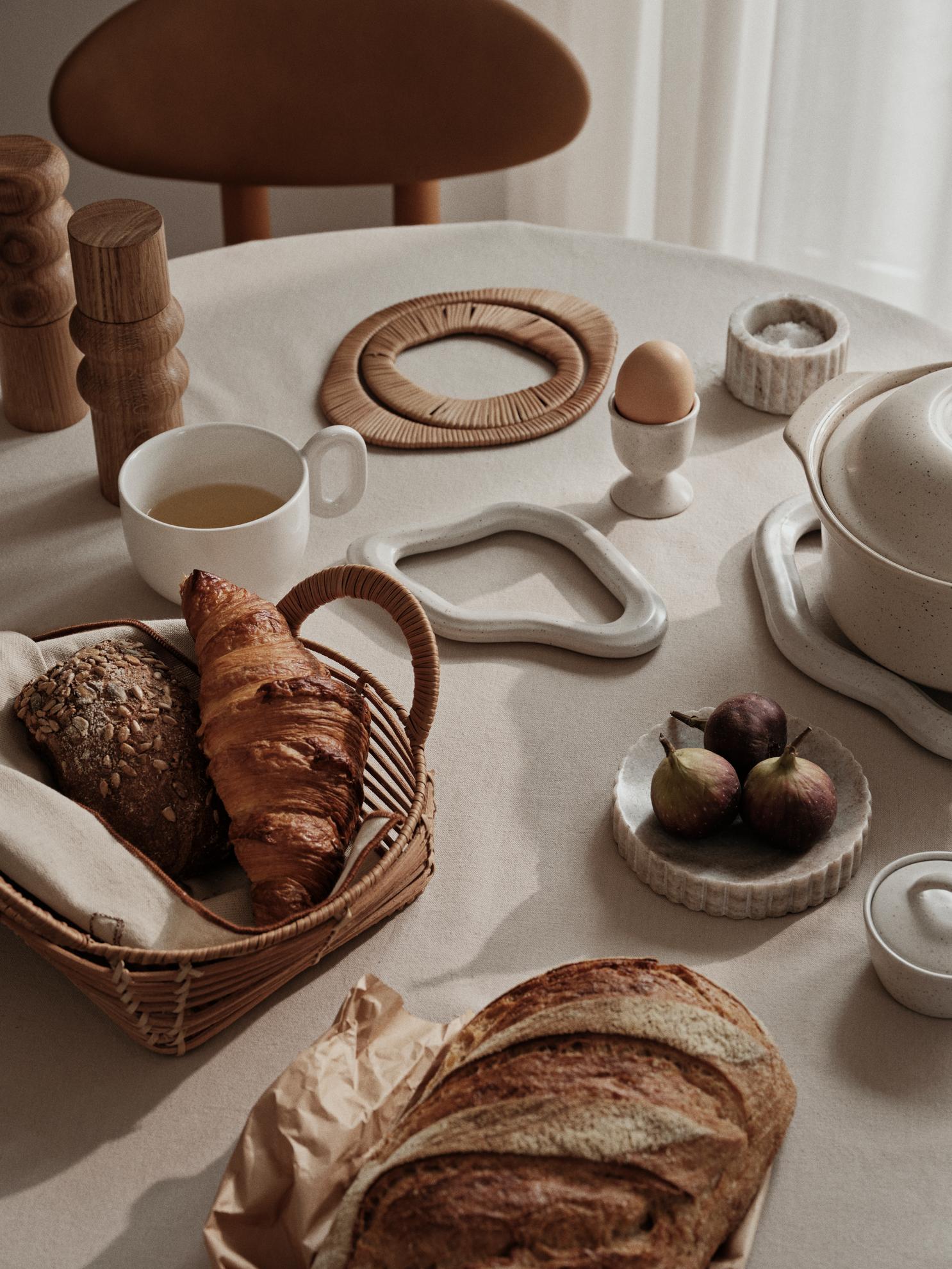 Broste Copenhagen Nordic Vanilla podložka pod hrnec krémová