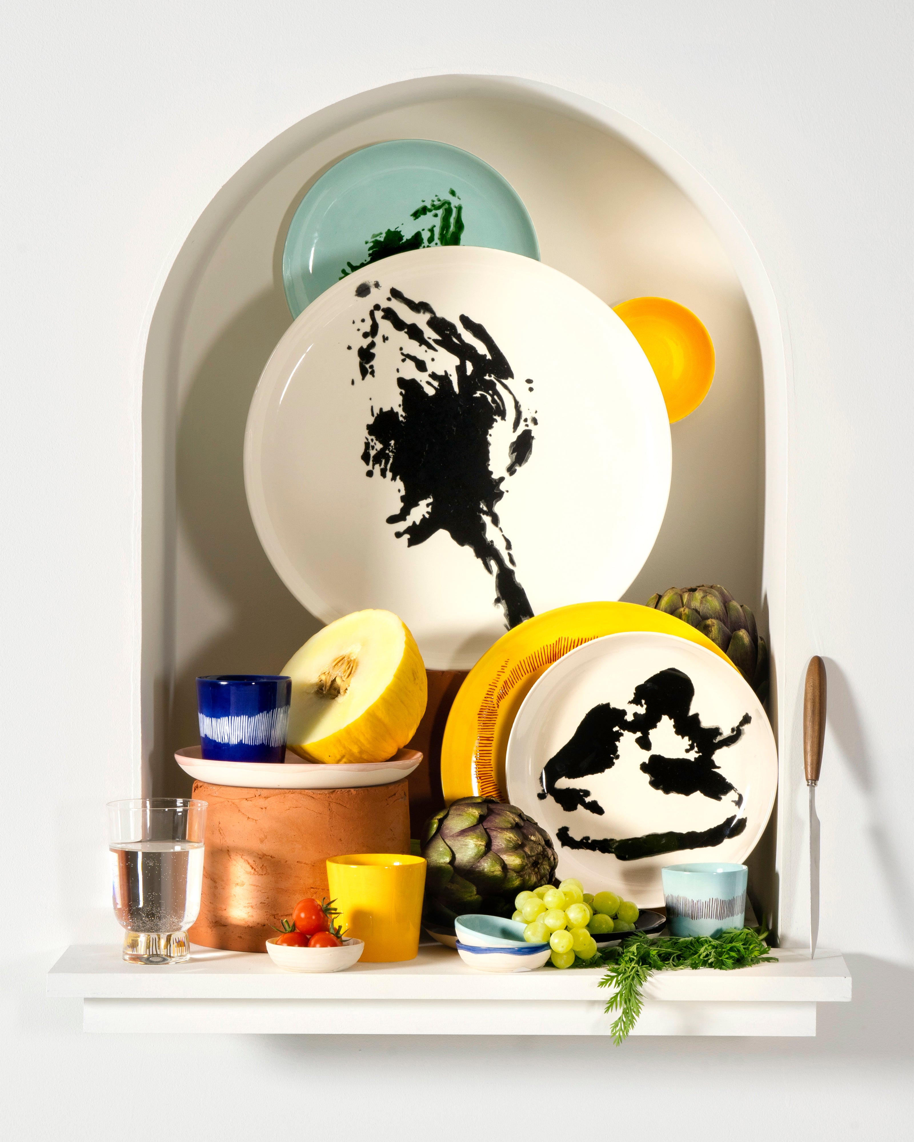 Serax Feast servírovací talíř bílý artičok