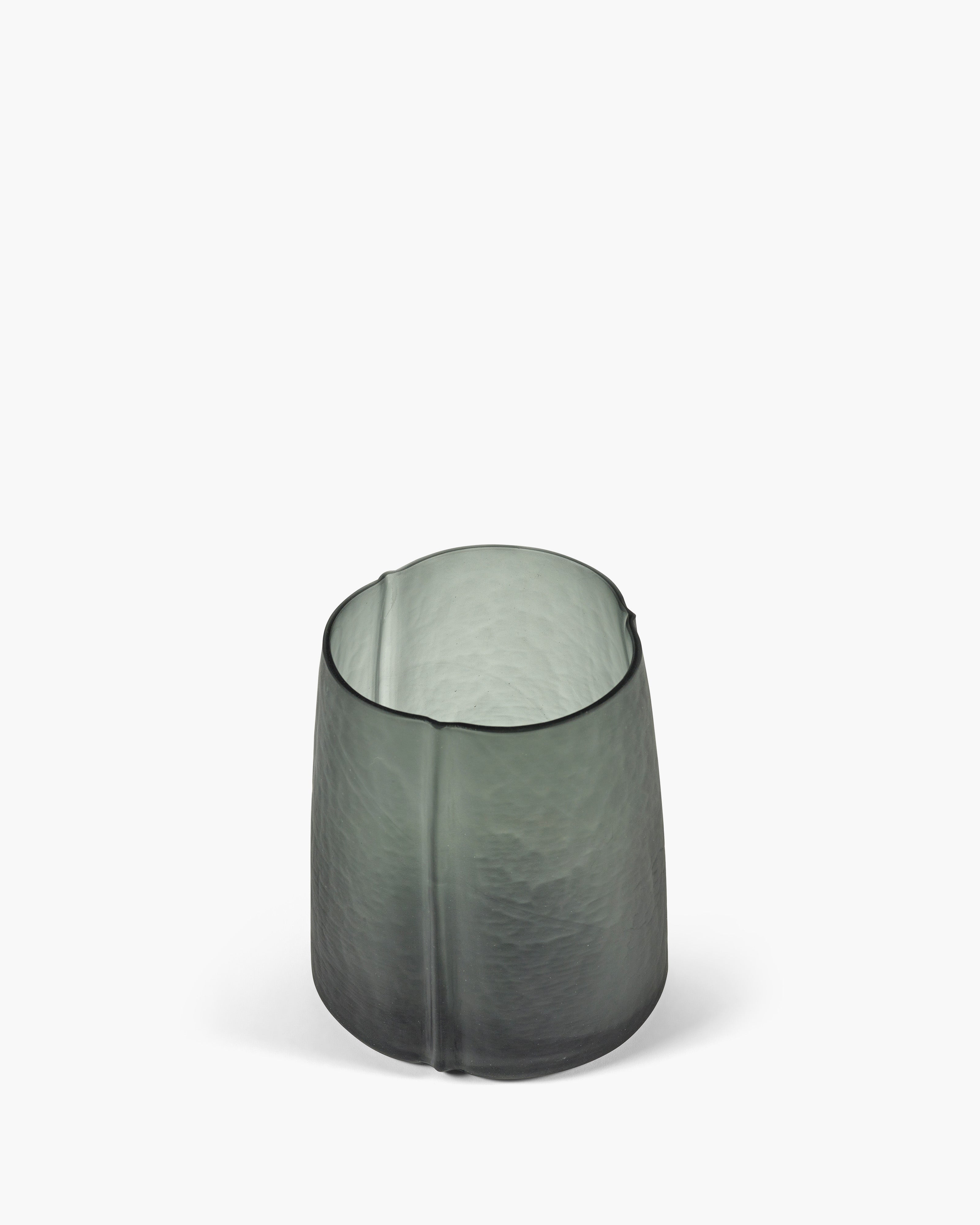 Serax Shapes 01 skleněná váza tmavě šedá