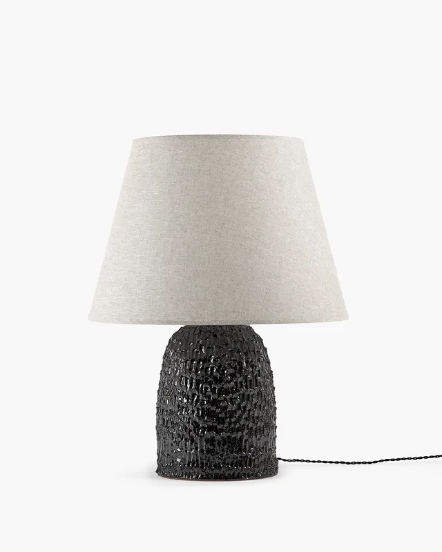 Serax Tronco stolní lampa L černá keramická