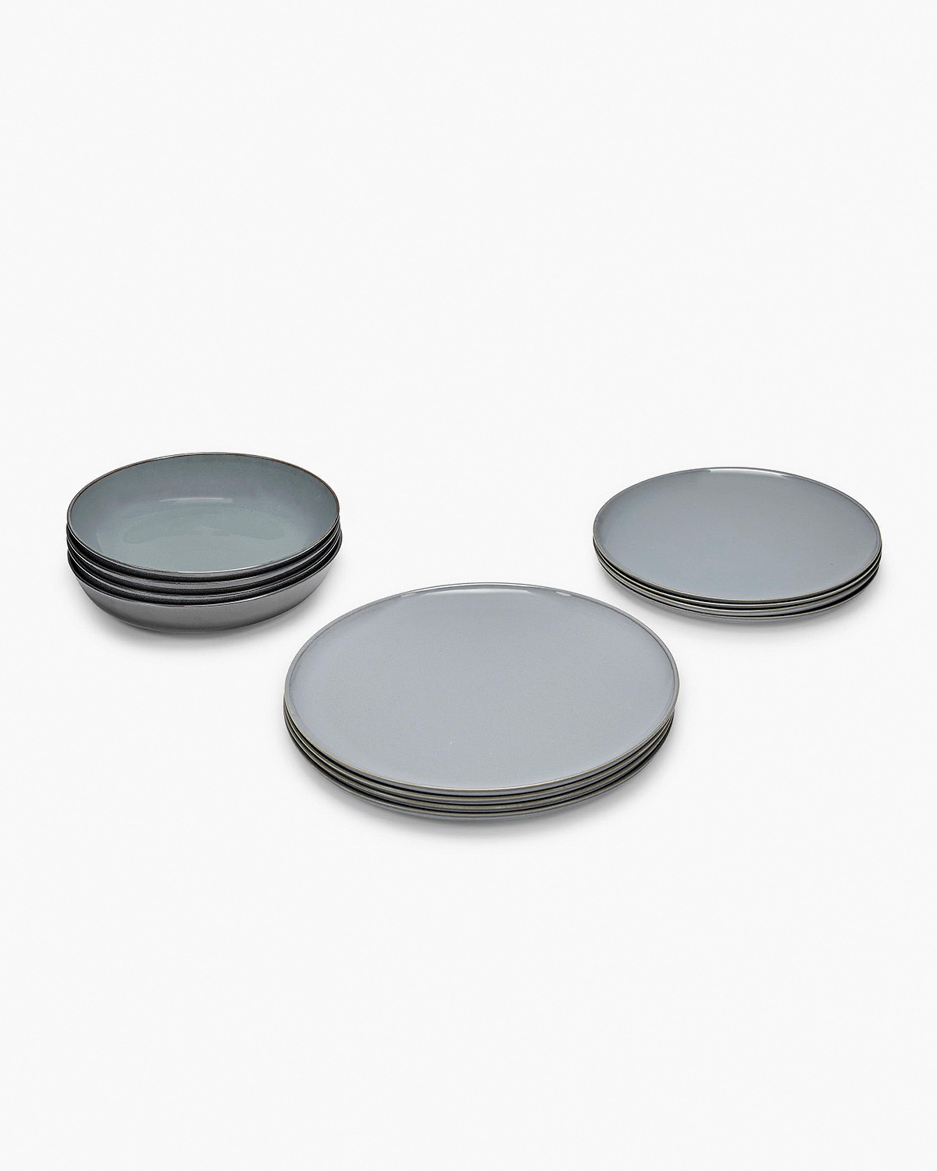 Serax Terres de Rêves jídelní sada 12dílná smoky blue
