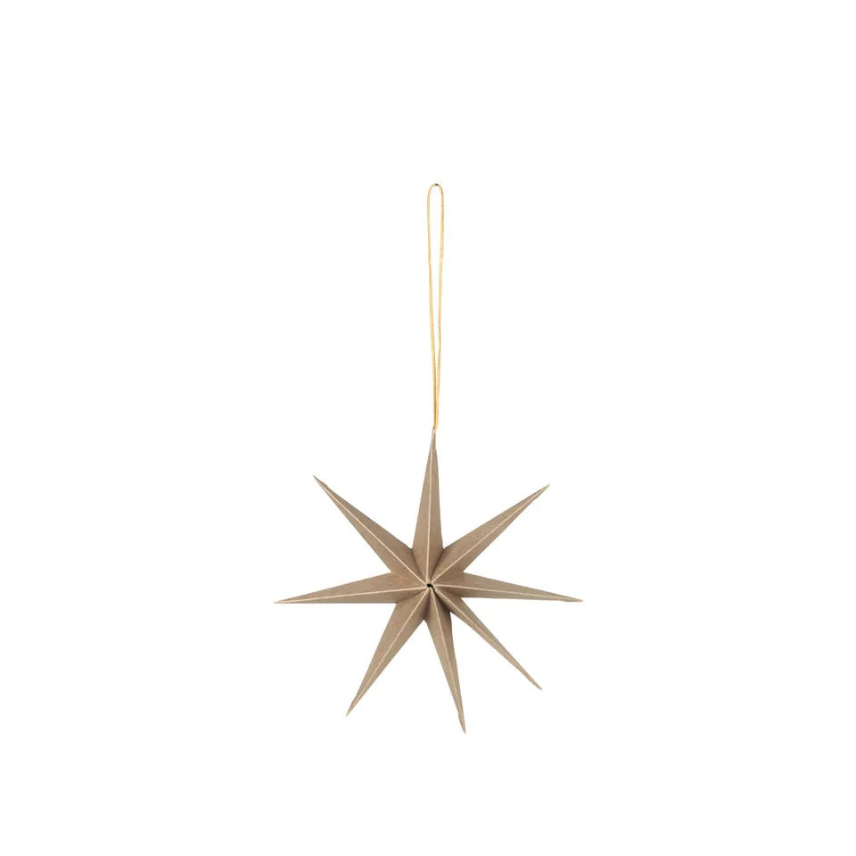Broste Copenhagen Star Ornament S závěsná ozdoba hvězda