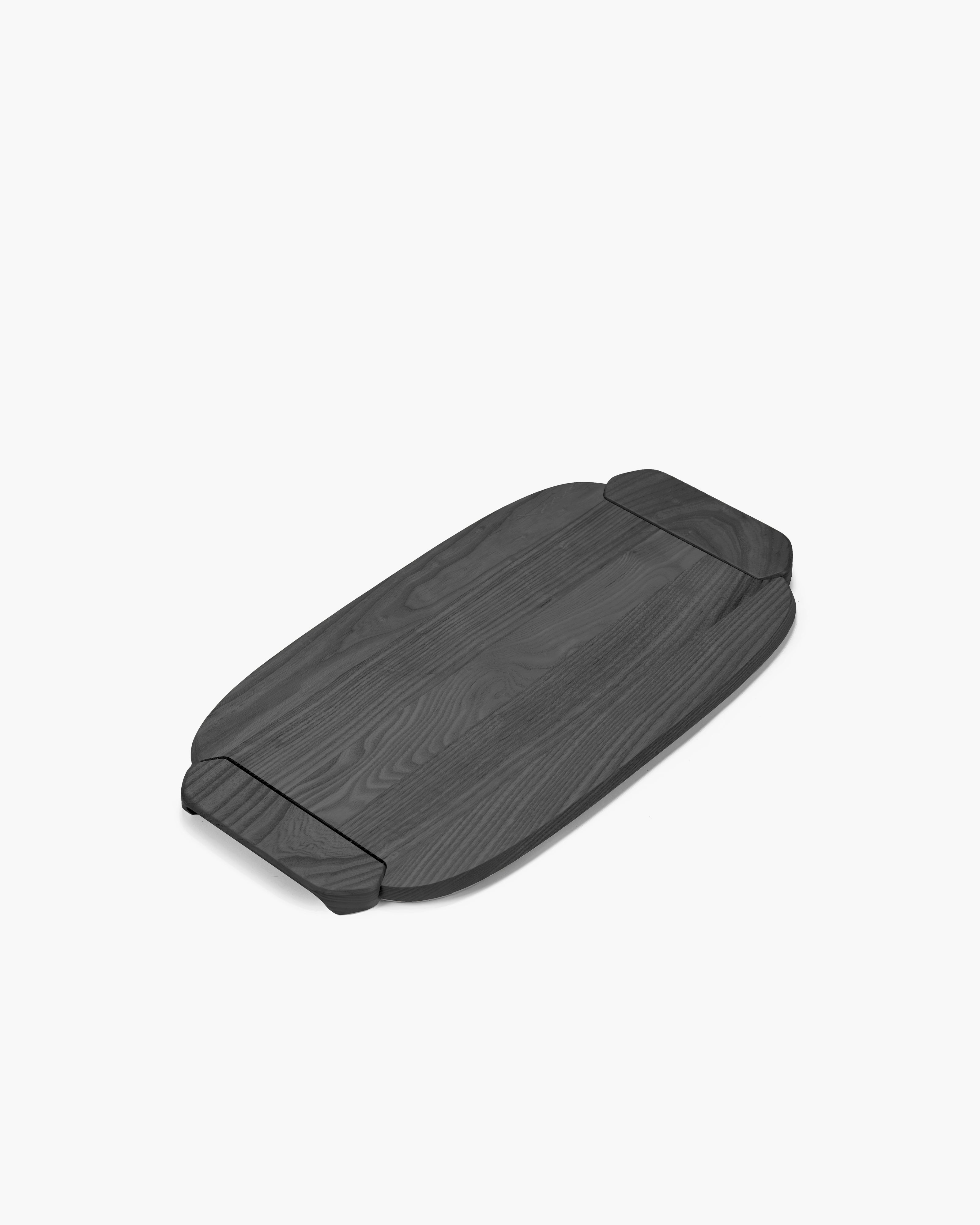 Serax Dune Tray 02 L podnos černý dřevěný