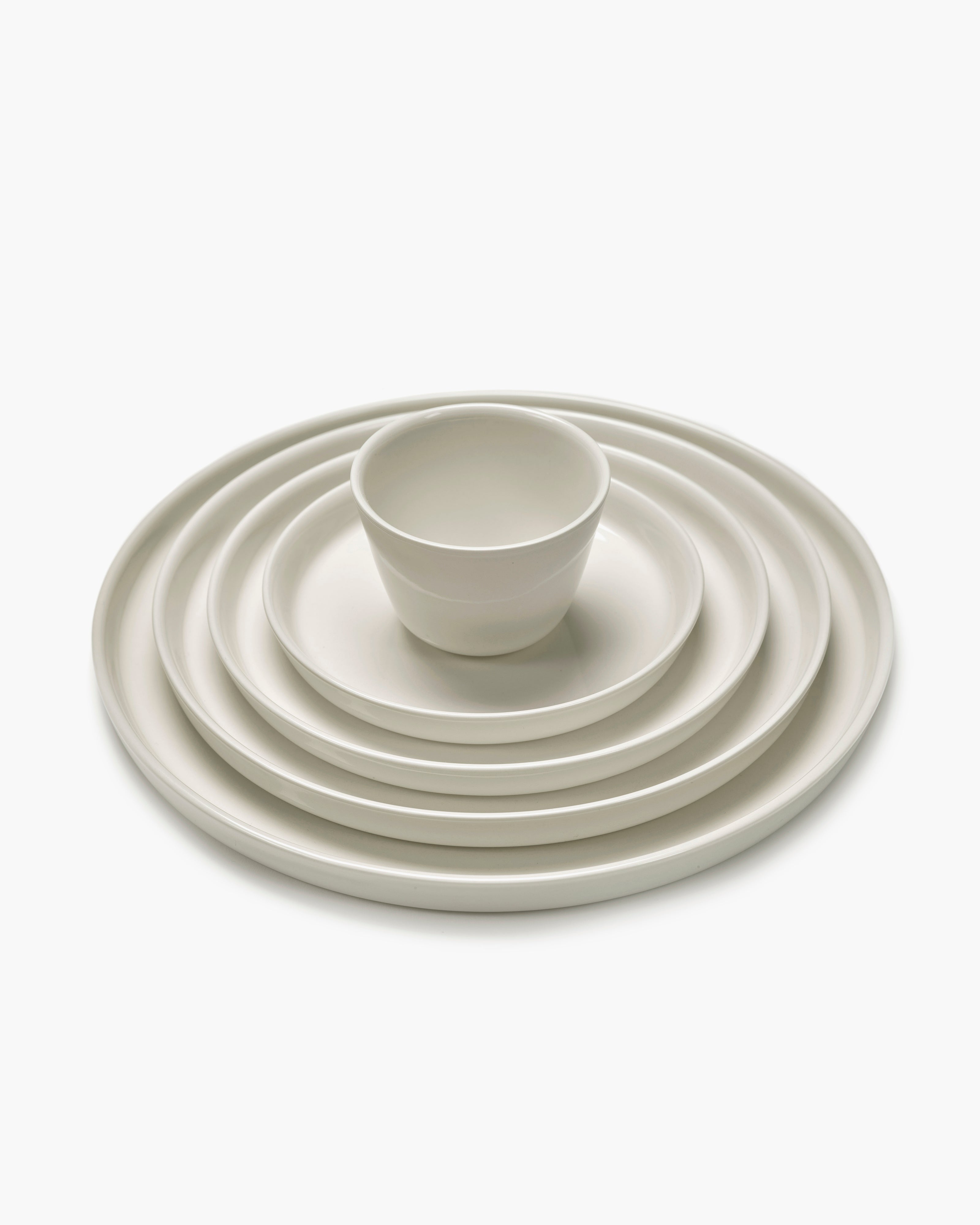 Serax Cena jídelní talíř vysoký ivory porcelán