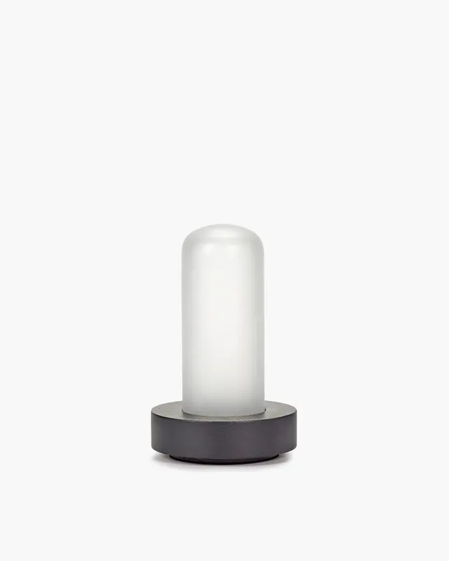 Serax Lex stolní lampa černo-bílá dobíjecí