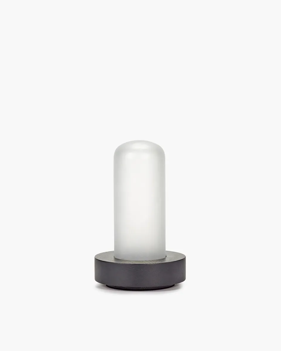 Serax Lex stolní lampa černo-bílá dobíjecí