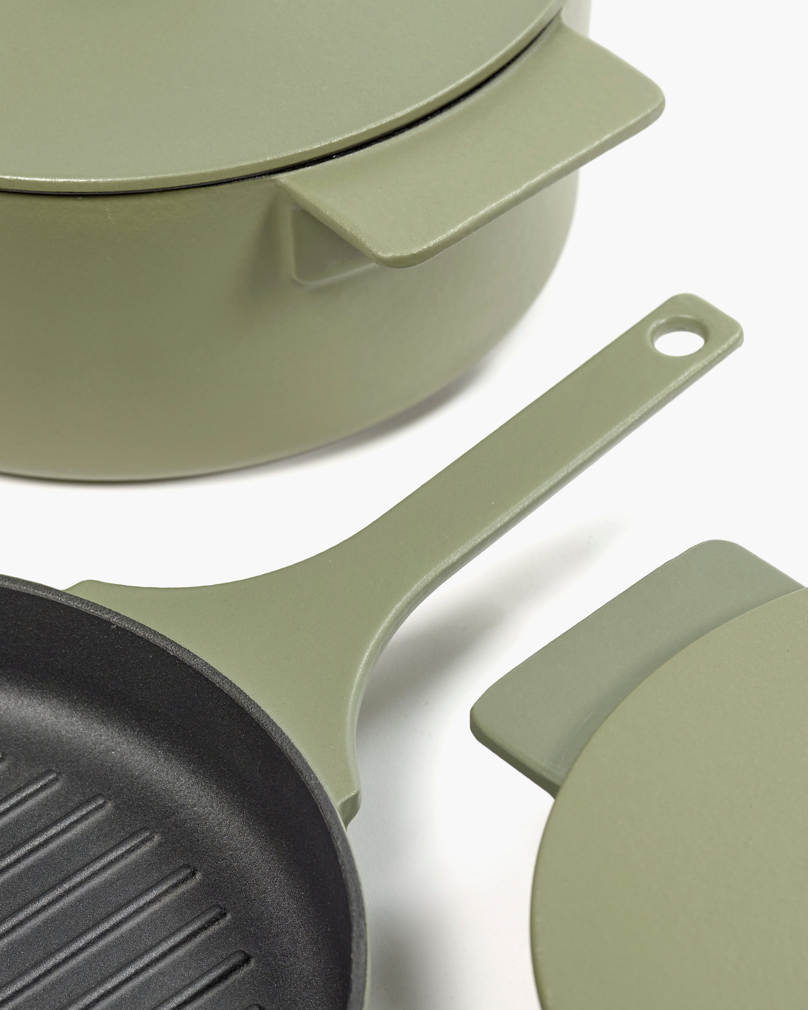 Serax Surface grilovací pánev litinová zelená camo