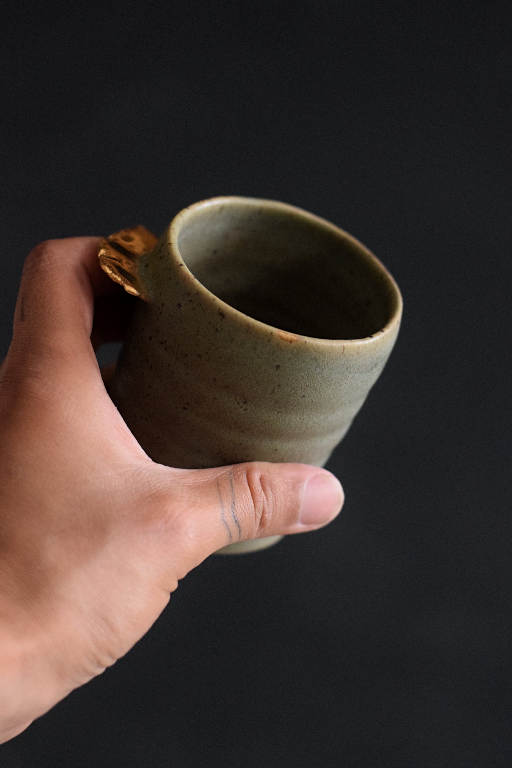Terra Ceramics Prague ENYA Moss Green espresso šálek 150 ml #2