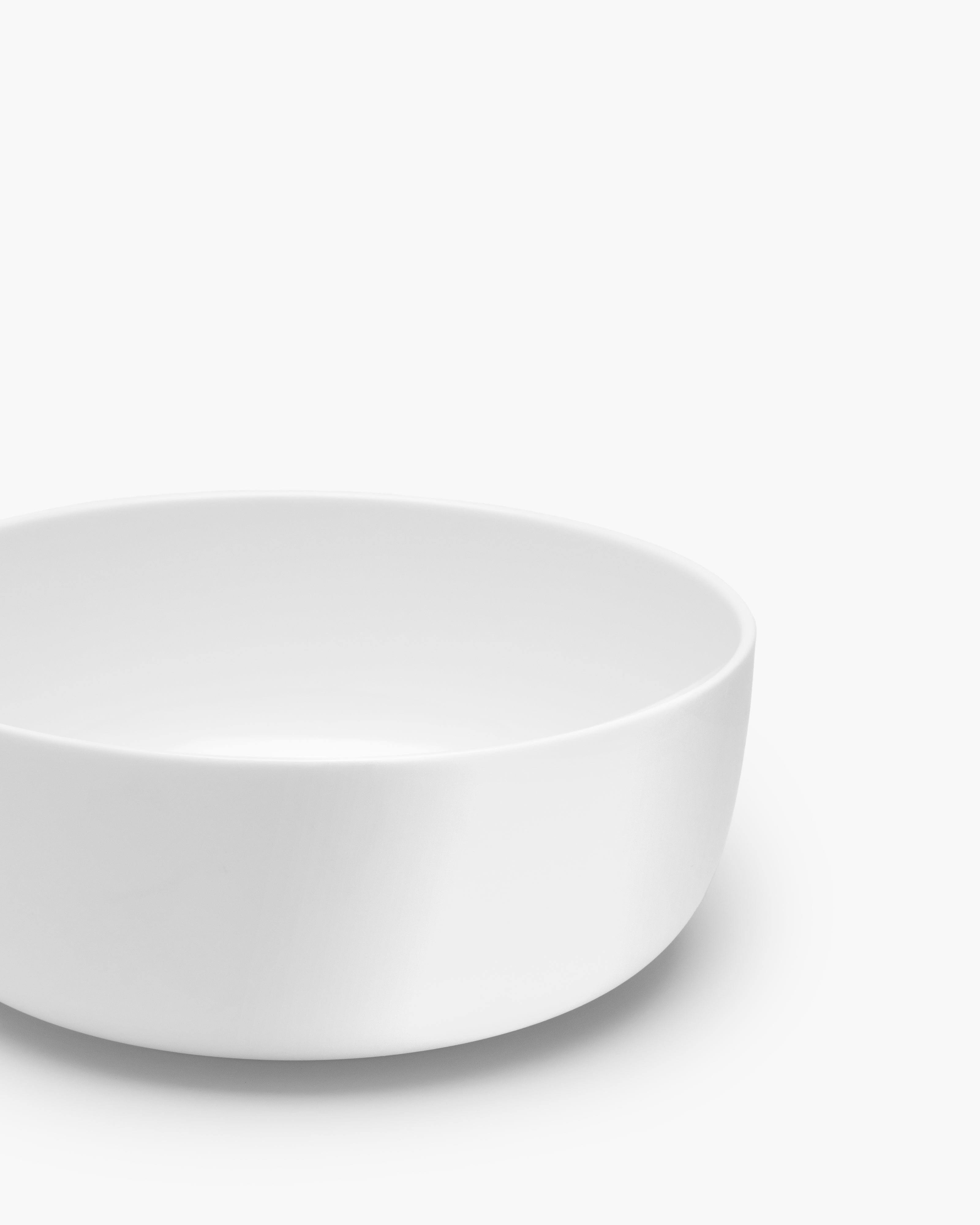 Serax Base nízká miska M bílá glazovaná kostní porcelán