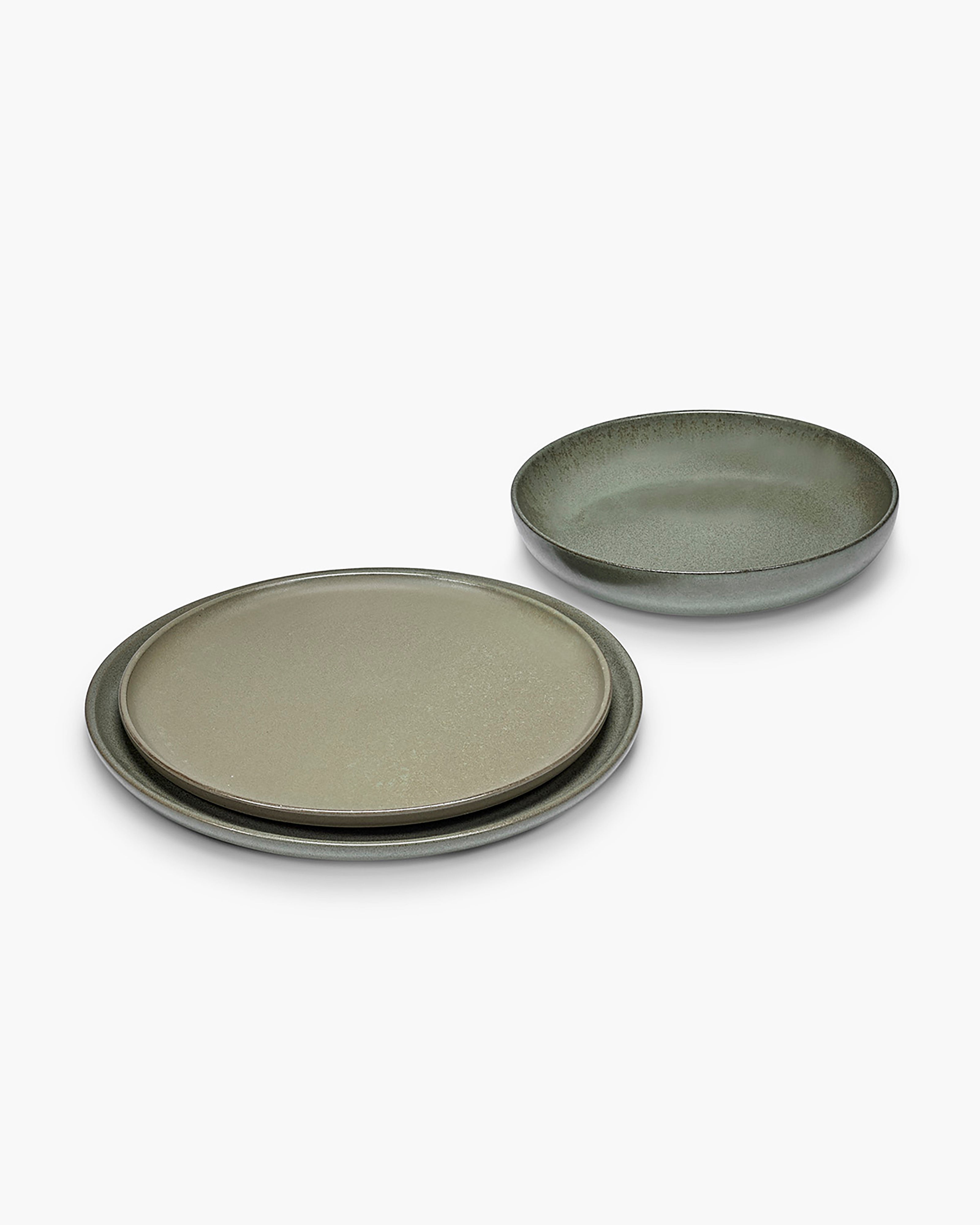 Serax Surface jídelní sada 12 ks camo green