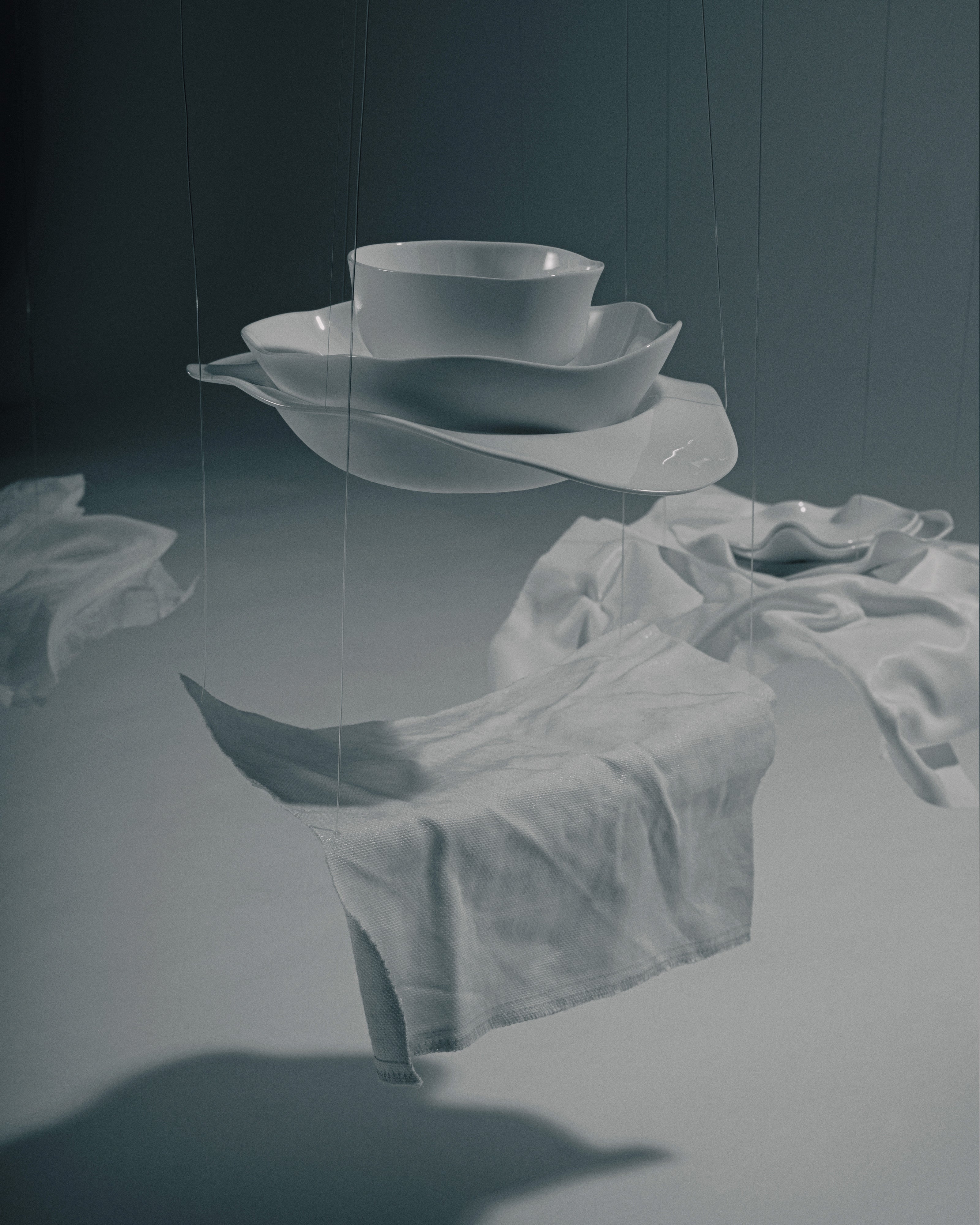Serax Perfect Imperfection Deepheaven předkrmový talíř bílý