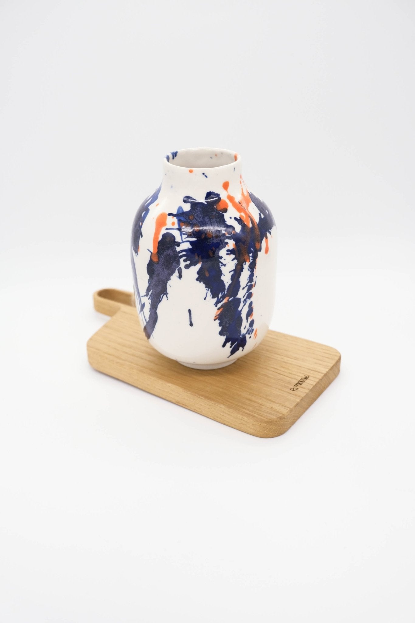 VKUSE Calla váza L kobaltová porcelán