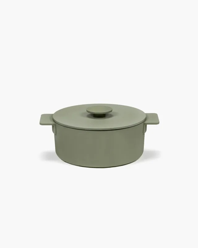 Serax Surface litinový hrnec S zelený camo