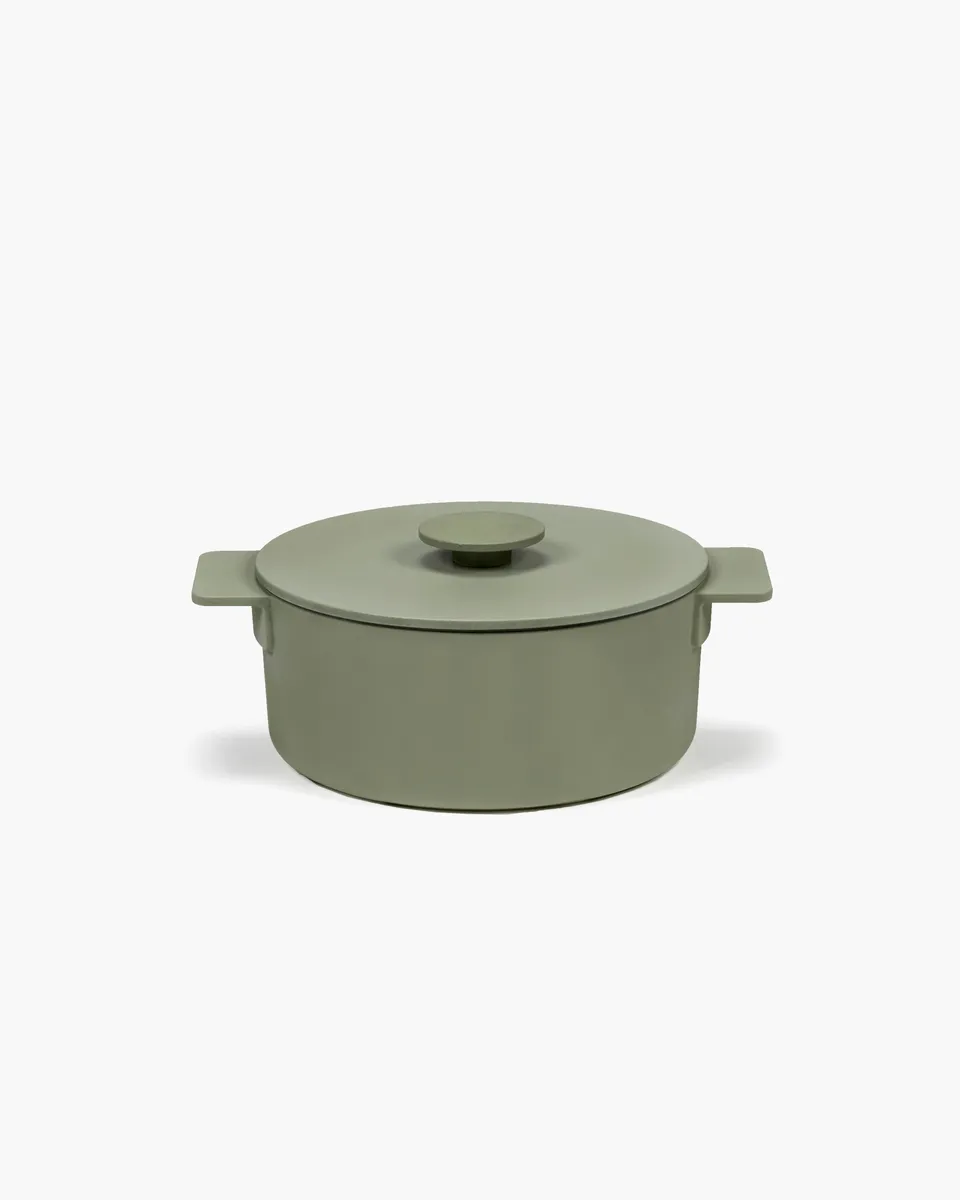 Serax Surface litinový hrnec S zelený camo